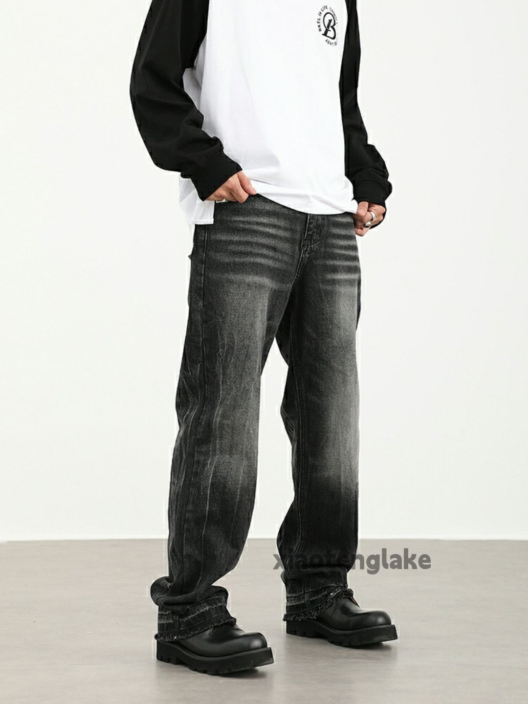 Jean × Vintage washed faded cleanfit yuppie utility loose grunge jeans Size US 32 / EU 48 - 5 Thumbnail