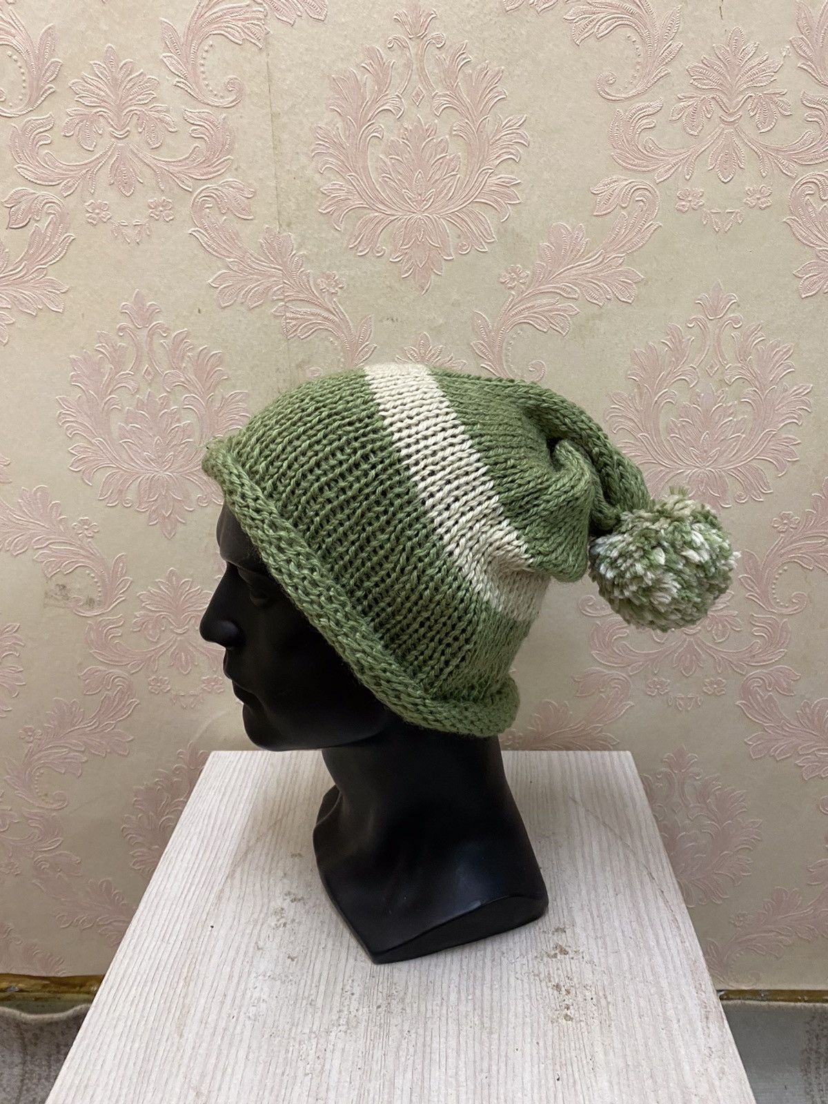 Japanese Brand × Kapital × Vintage Japanese Brand Rare Design Bobble Beanie Hat Size ONE SIZE - 3 Thumbnail