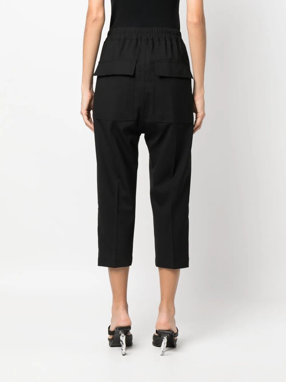 Rick Owens o1y0126 Sweatpant in Black Size 27" / US 4 / IT 40 - 3 Thumbnail