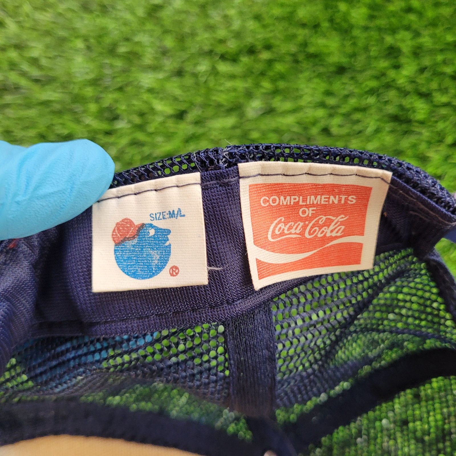 Vintage VTG 80s CA Angels 25th Anniversary Coca-Cola Trucker Hat Size ONE SIZE - 7 Thumbnail