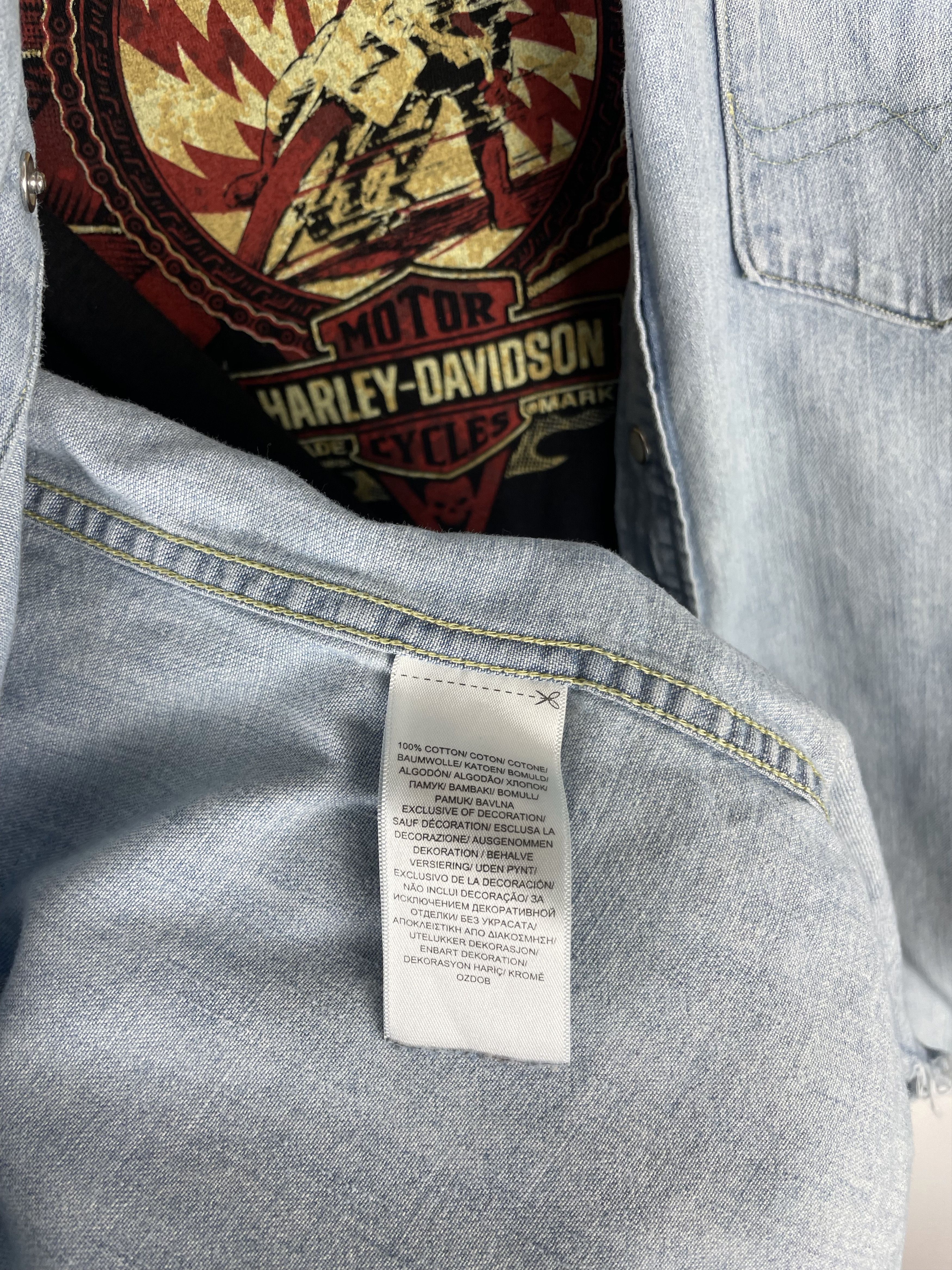 Polo Ralph Lauren Polo Ralph Lauren Vintage Mens Denim Shirt Size US L / EU 52-54 / 3 - 12 Thumbnail