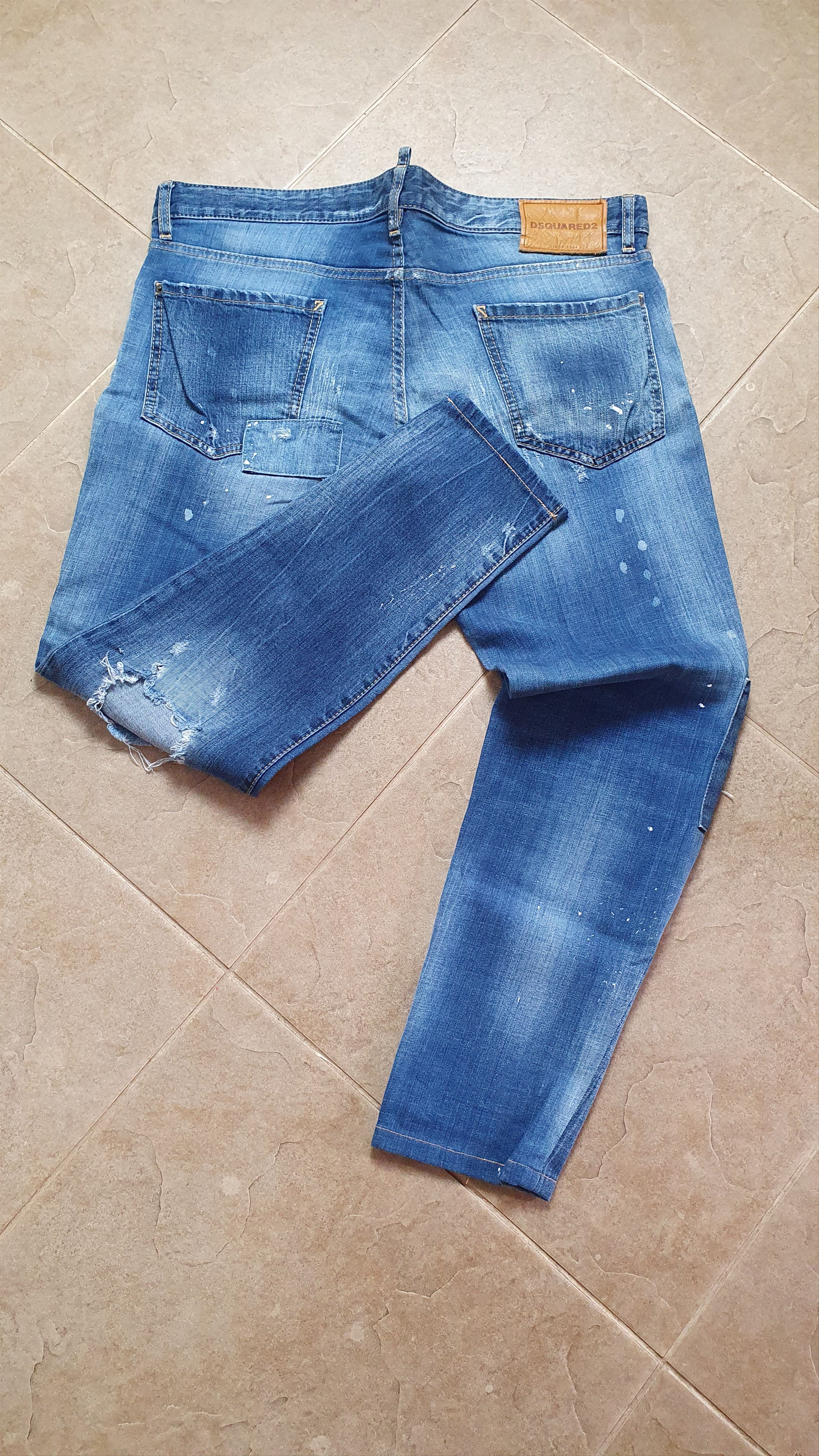 Dsquared2 Vintage men's Denim Dsquared2 Caten Brothers Rare Jeans Size US 36 / EU 52 - 11 Thumbnail