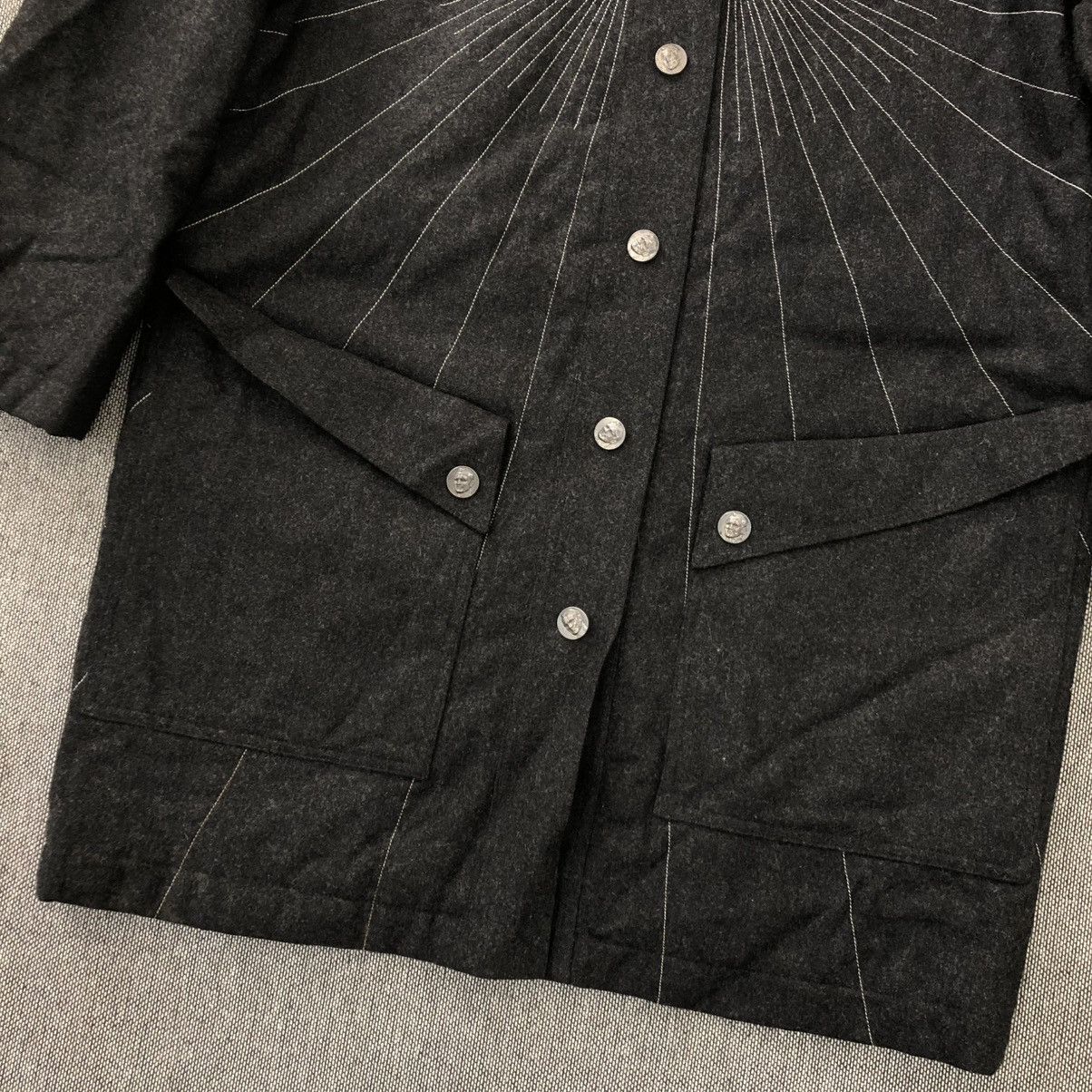 Thierry Mugler THIERRY MUGLER Dramatic Effect Embroidered Wool Jacket Size US XL / EU 56 / 4 - 7 Thumbnail