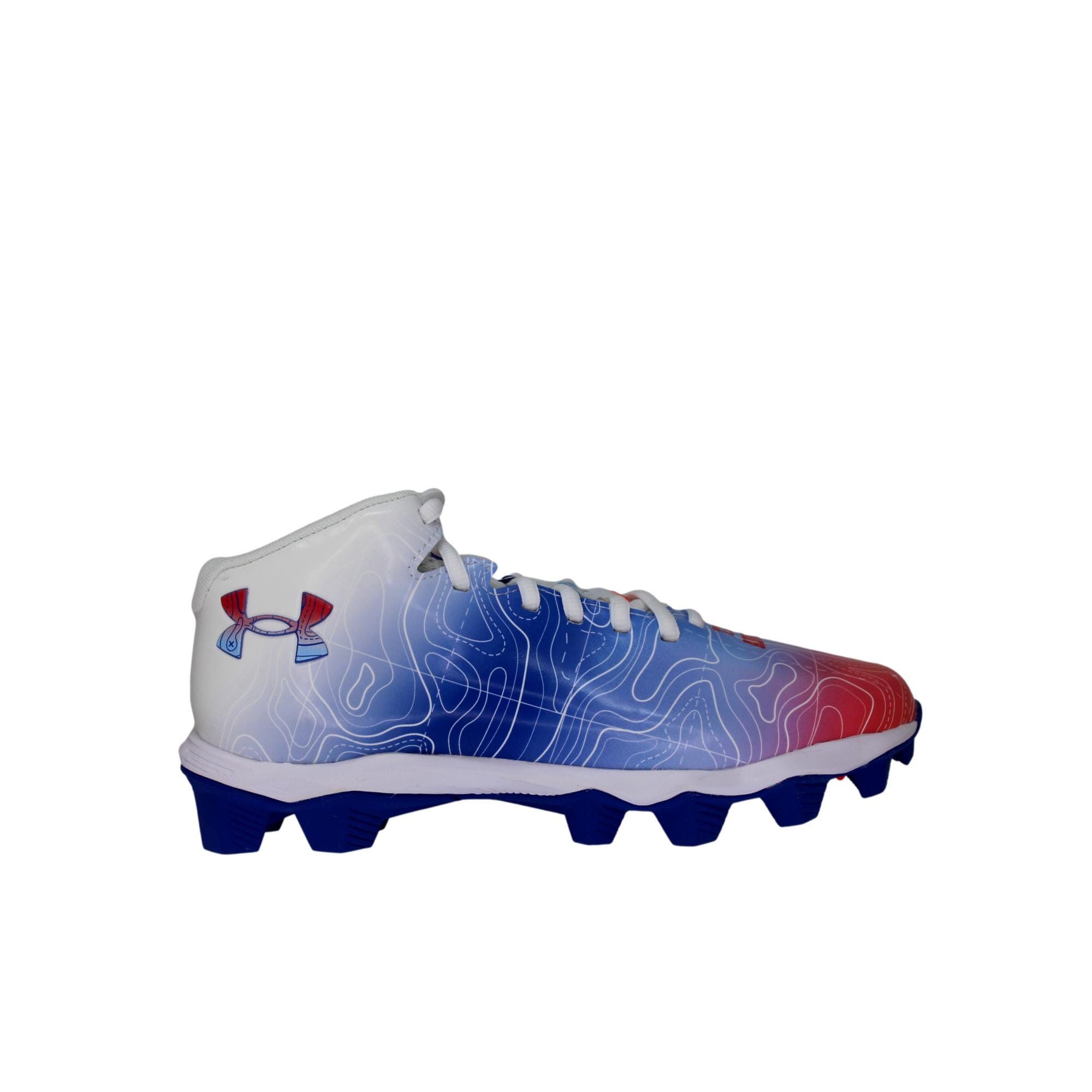 Under Armour Spotlight Franchise RM 4 TX White / Blue 3027313-100 Size US 5 / EU 37 - 1 Thumbnail