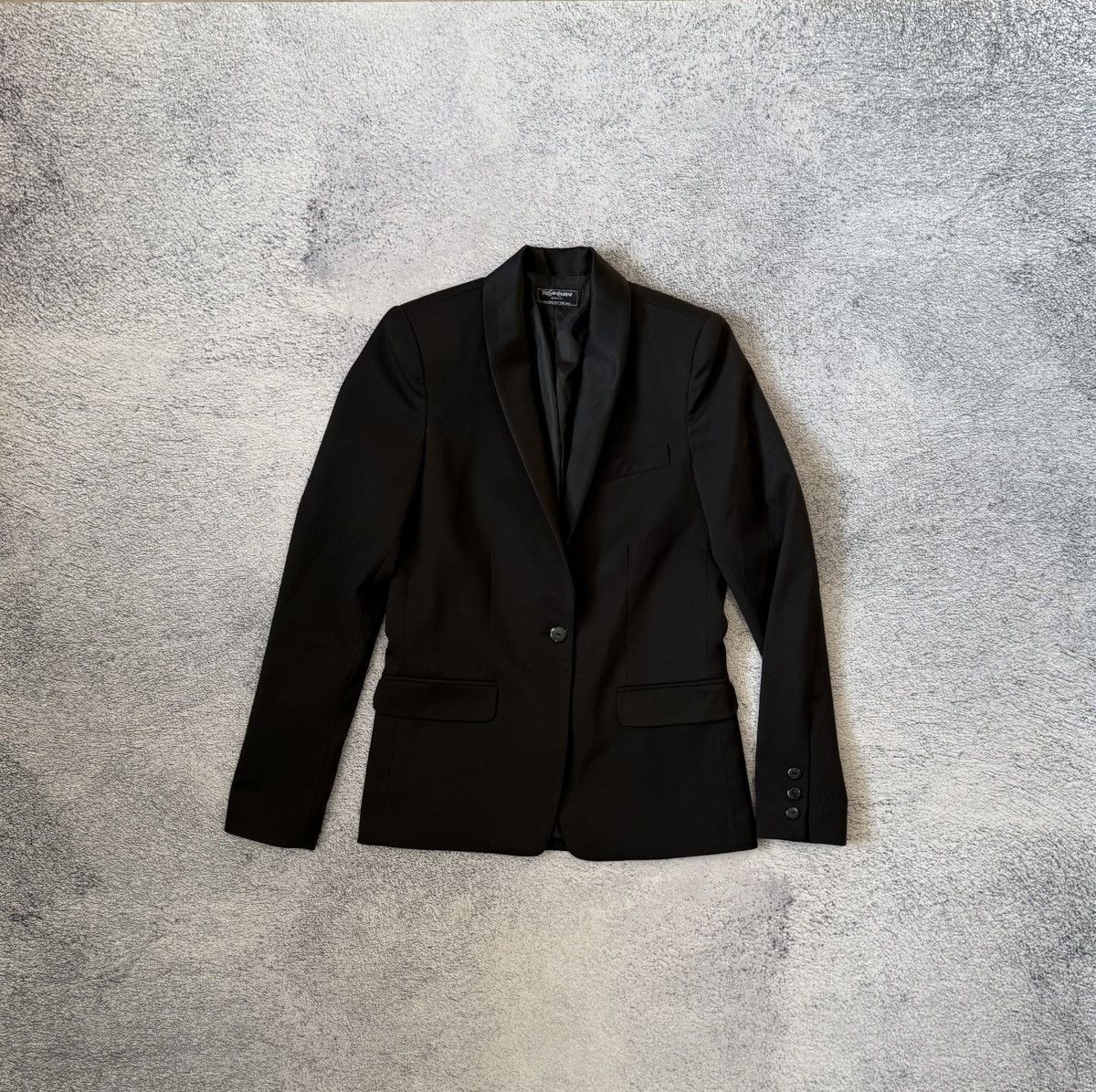 Yves Saint Laurent Yves Saint Laurent YSL Women Blazer Jacket Logo Italy Size34 Size XS / US 0-2 / IT 36-38 - 3 Thumbnail