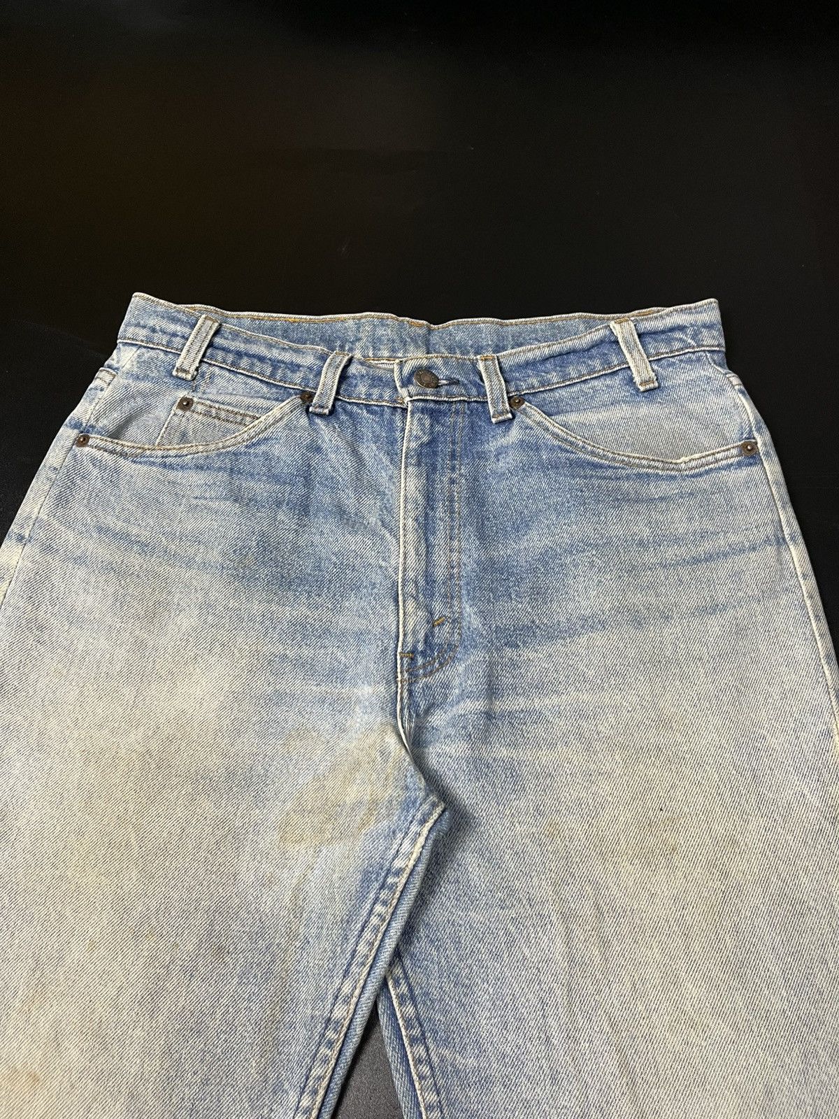 Levi's × Levi's Vintage Clothing 80s Vintage Levis 20517 Orange Tab Distressed Jeans Size US 32 / EU 48 - 12 Thumbnail