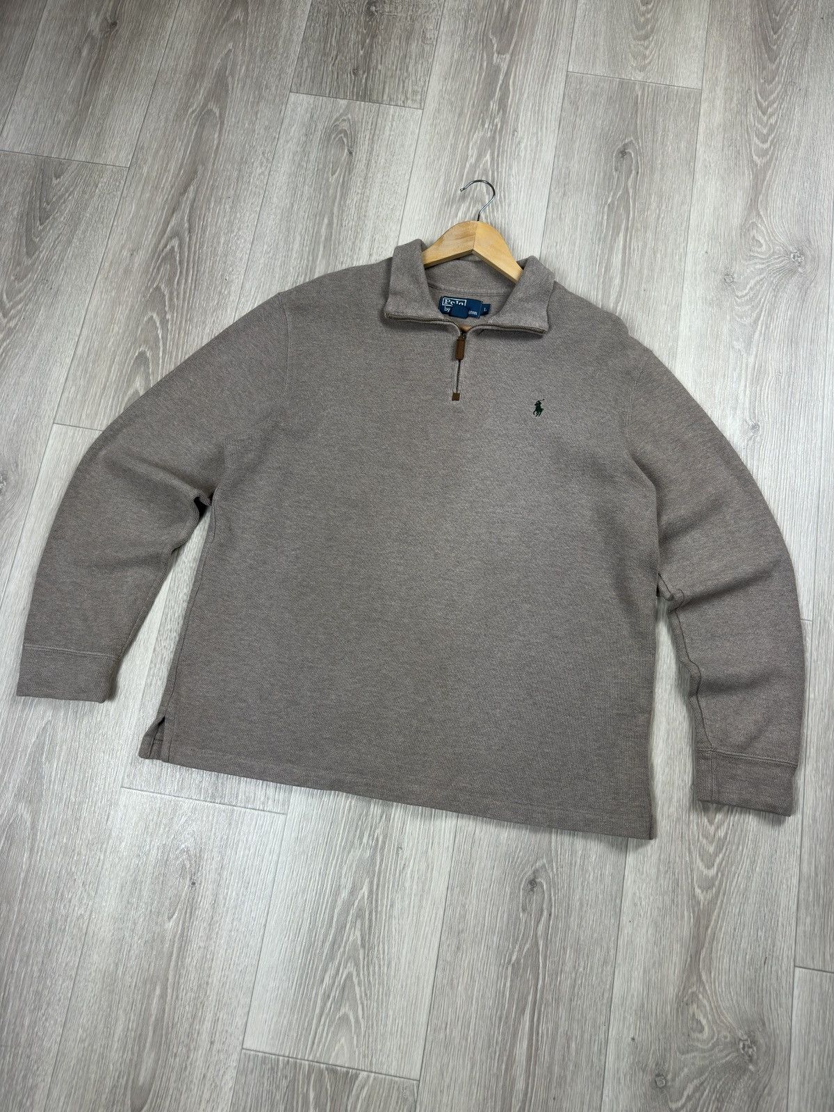 Polo Ralph Lauren Vintage Polo Ralph Lauren 1/4 Zip Sweater Old Money Size US L / EU 52-54 / 3 - 3 Thumbnail