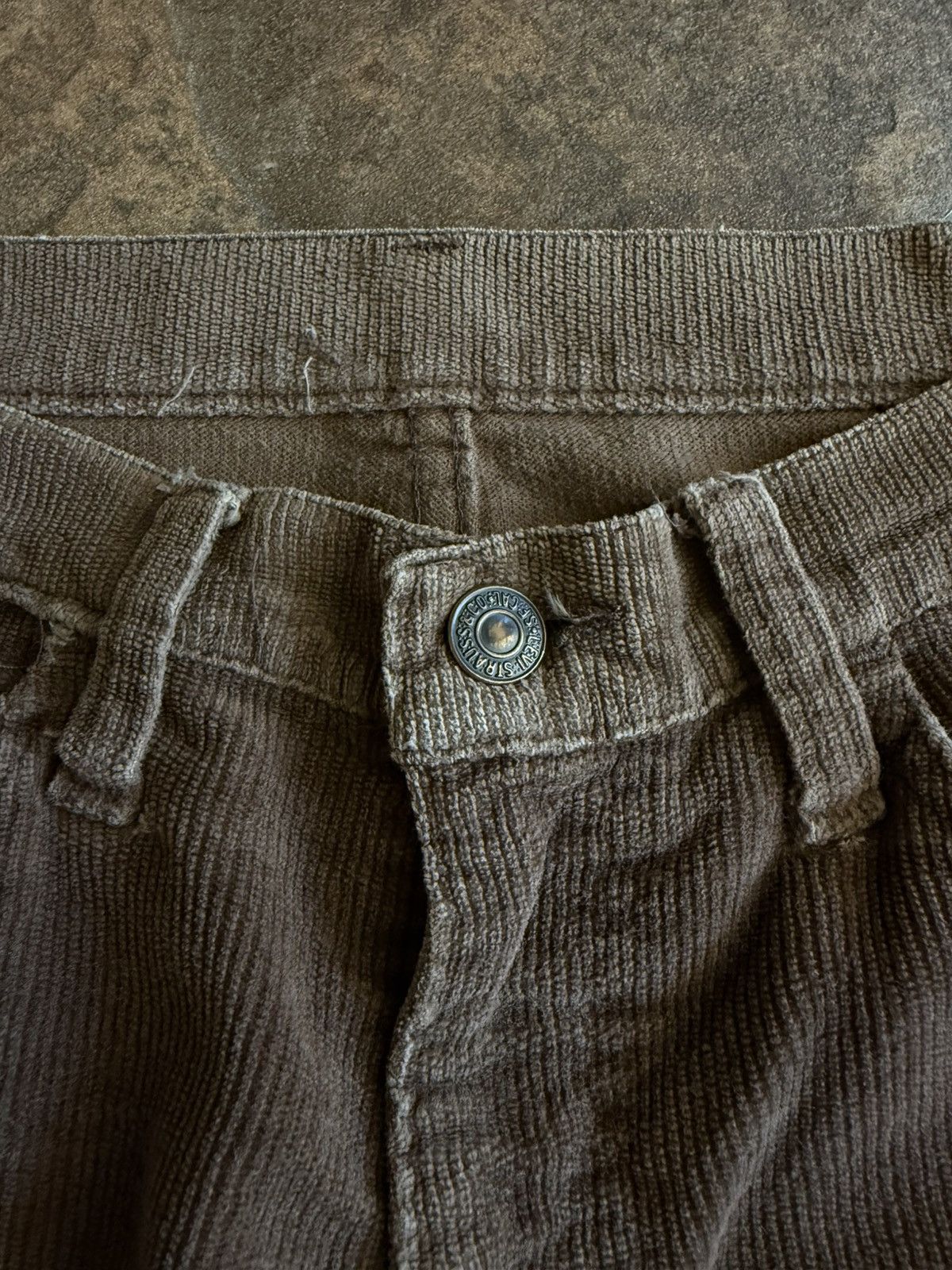 Levi's Vintage Clothing Brown Corduroy Bootcut Levi’s Pants Size US 31 - 3 Thumbnail