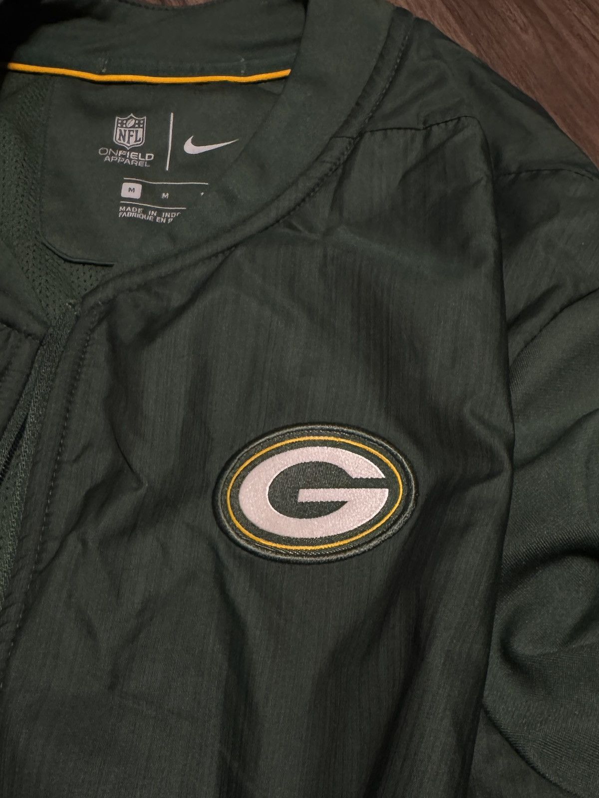 Nike Green Bay Packers Jacket Size US M / EU 48-50 / 2 - 2 Thumbnail
