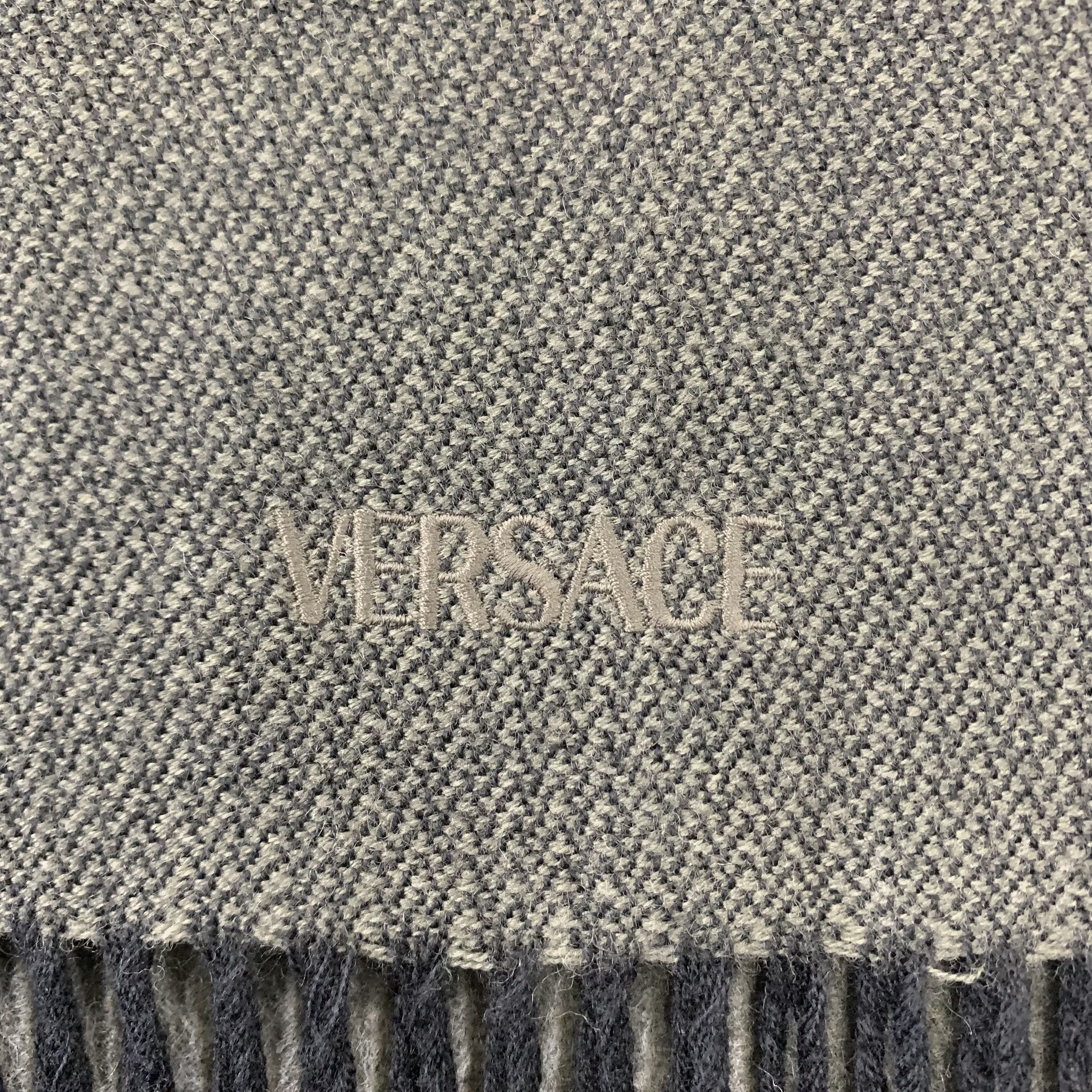 Versace Versace Scarf Wool Muffler Neck Wrap BL9324 Size ONE SIZE - 4 Thumbnail