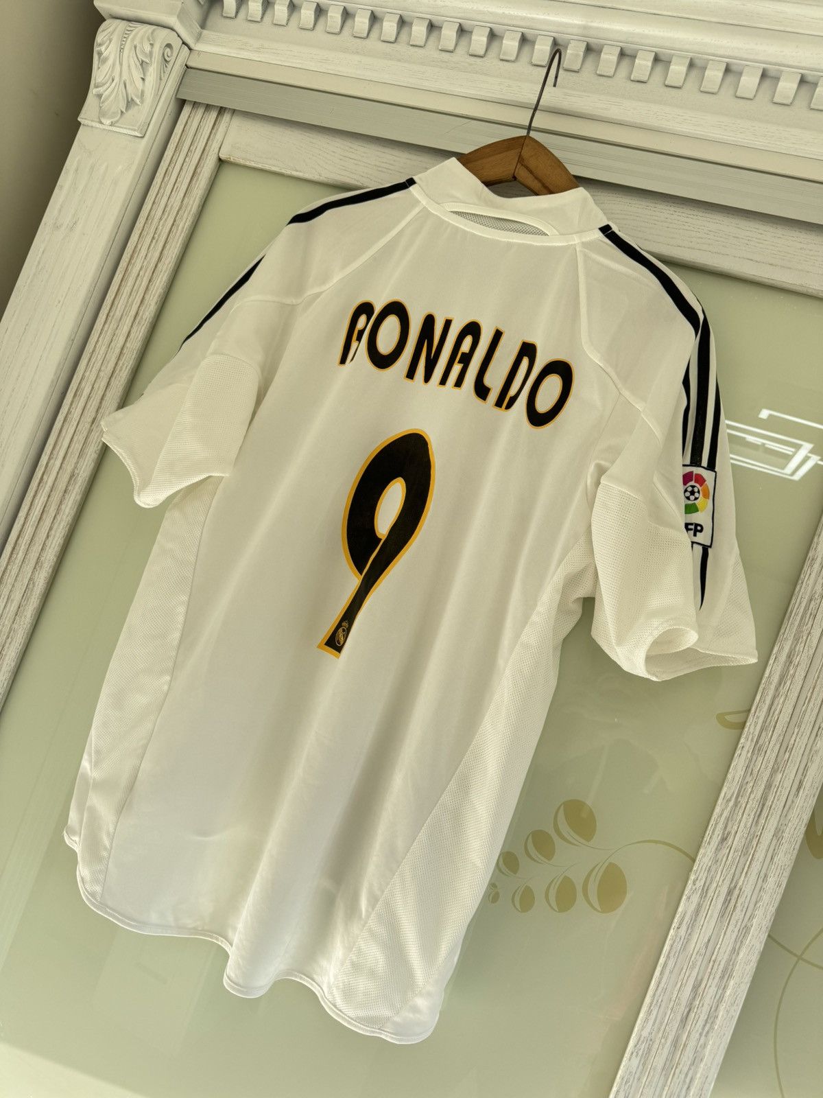 Adidas Ronaldo #9 Real Madrid 2004-2005 Vintage Soccer Jersey Shirt Size US L / EU 52-54 / 3 - 3 Thumbnail