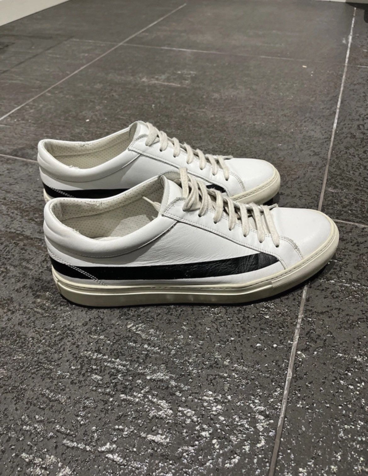 Comme des Garcons Comme des Garcons x Eric Schedin stripe sneakers Size US 11 / EU 44 - 1 Thumbnail