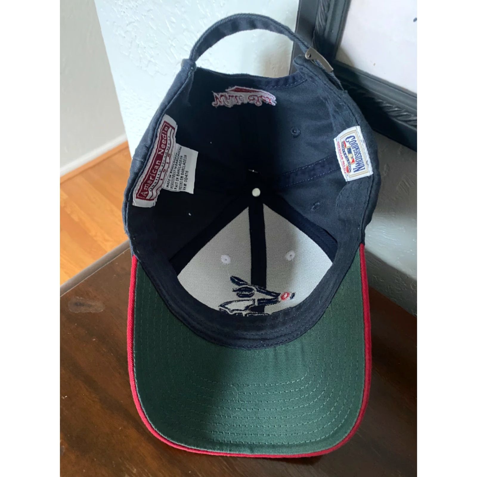 American Needle American Needle Chicago White Sox Hat Slouch Adjustable Strapback Black Cotton Baseball Cap Mens Adult Adjustable Chrome Jesus? Size ONE SIZE - 4 Thumbnail