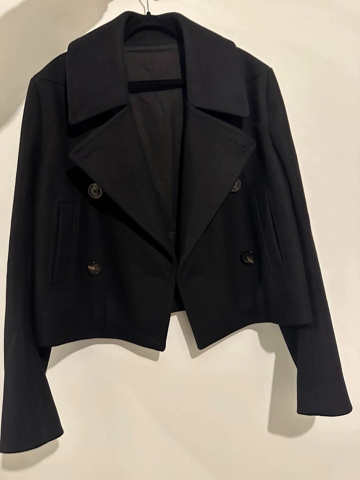 Rick Owens Rick Owens Alice Drella Short Cashmere Jacket Size US M / EU 48-50 / 2 - 2 Thumbnail