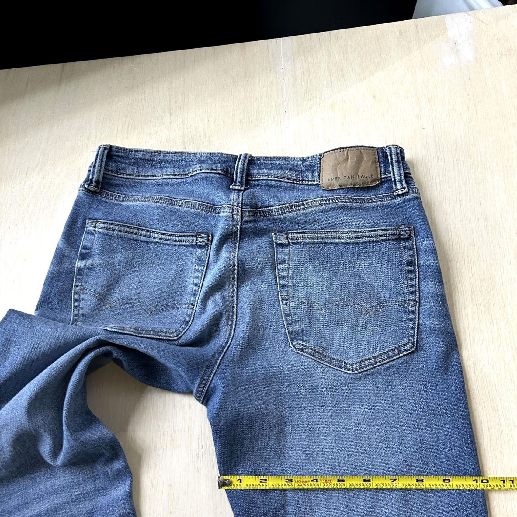 American Eagle Outfitters American Eagle Outfitters Airflex+ Jeans Mens 30x30 Medium Wash Straight Size US 30 / EU 46 - 7 Thumbnail