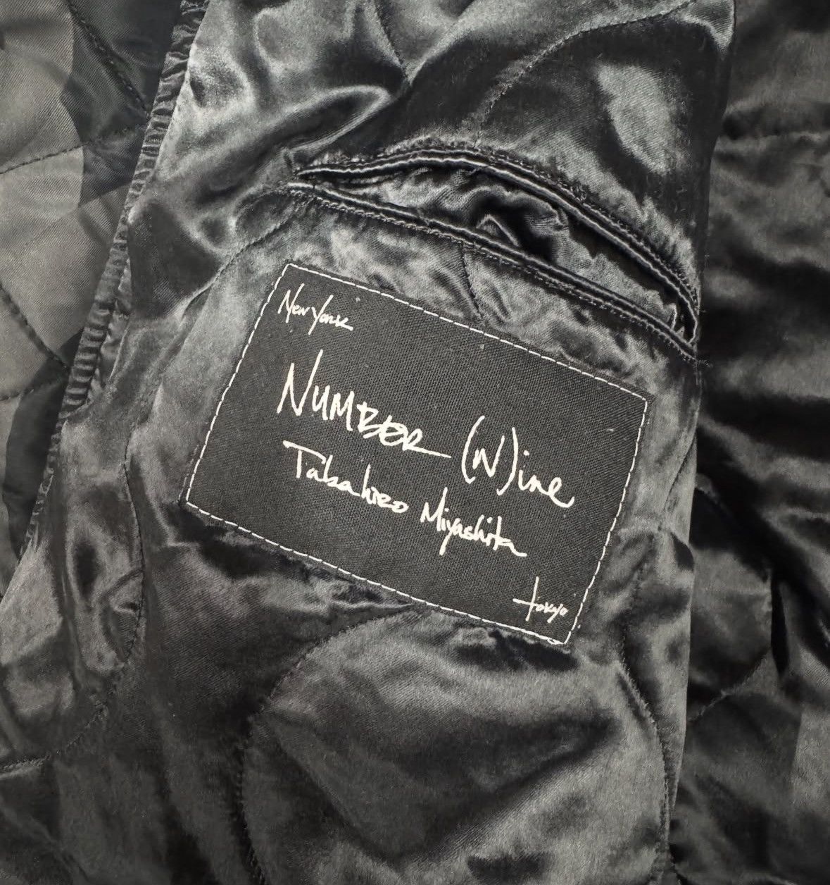 Number (N)ine number(n)ine aw04 black heart tribal n2b bomber jacket Size US M / EU 48-50 / 2 - 4 Thumbnail
