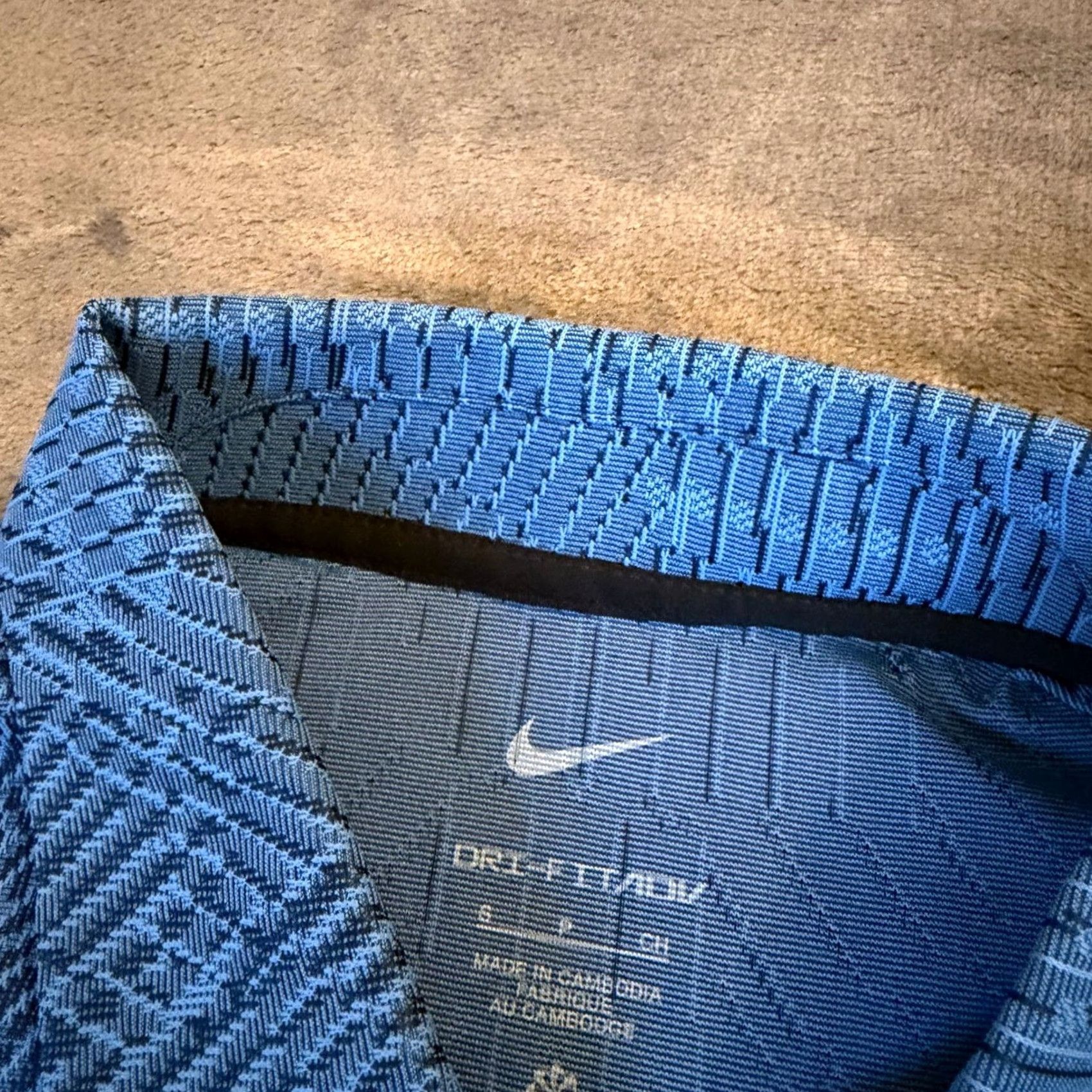 Nike Nike Dri Fit Adv Polo Shirt Blue Short Sleeve Mens Small NWT Golf Textured Size US S / EU 44-46 / 1 - 3 Thumbnail
