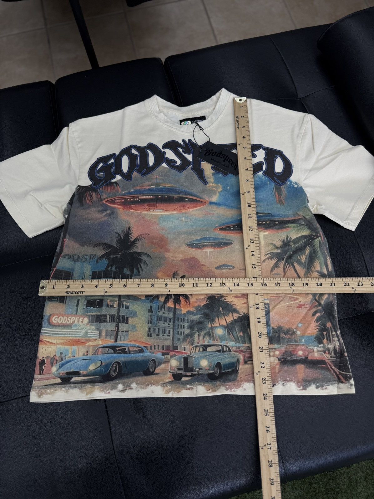 Godspeed Godspeed UFO Miami Tee Shirt Size S (NEW) Size US S / EU 44-46 / 1 - 6 Thumbnail
