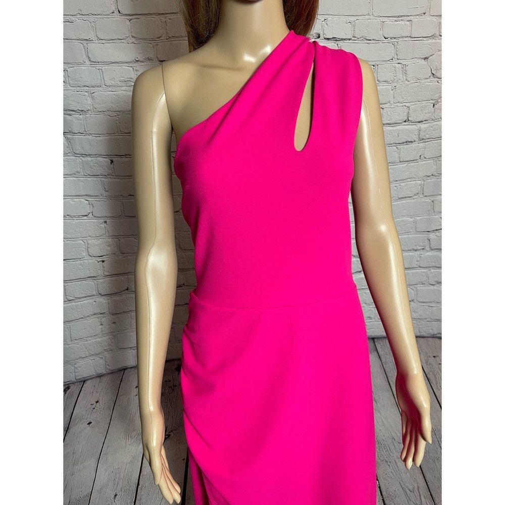 Other NWT New $199 RACHEL RACHEL ROY One Shoulder Pink Dress Size Size XL / US 12-14 / IT 48-50 - 4 Thumbnail