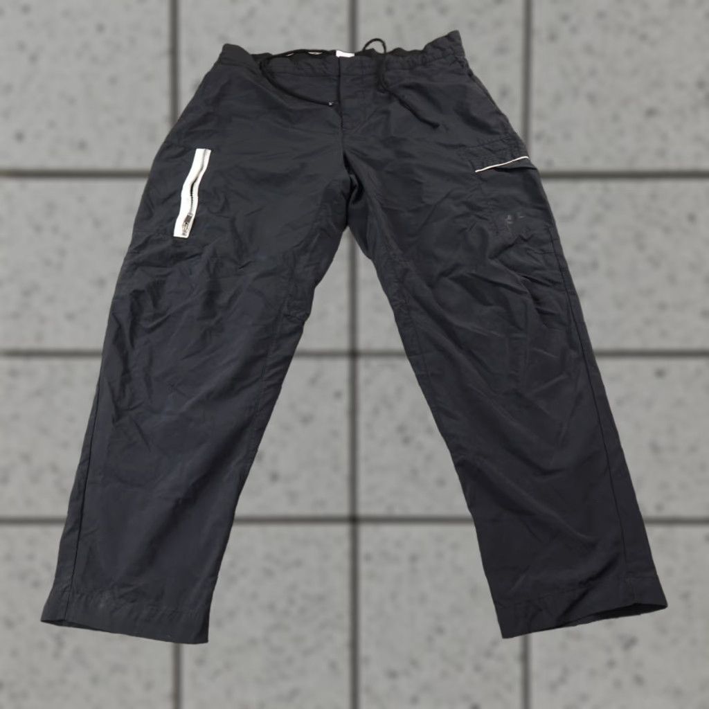 Nike Nike Mens Pants 36 Black Cargo Drawstring Warmup Jogger Sweatpants Gym Activewear Casual Travel Size US 36 / EU 52 - 1 Thumbnail