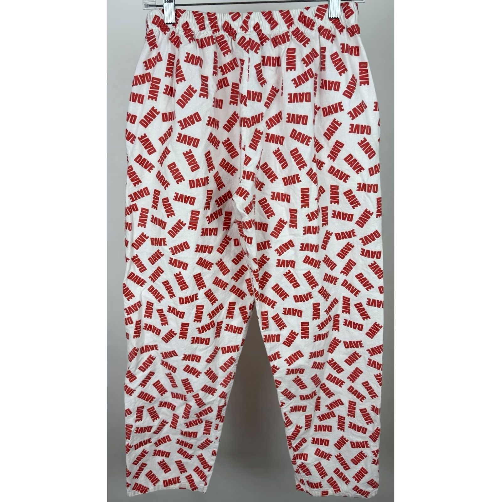 Vintage VINTAGE Boxer Rebellion Pajama Pants Mens Medium White Cotton AOP Novelty Print 90s Funny Size US 31 - 7 Thumbnail