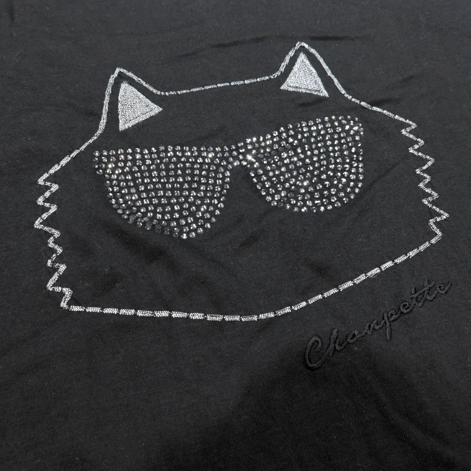 Karl Lagerfeld KARL LAGERFELD CHOUPETTE HEAD BLING T-SHIRT Size US M / EU 48-50 / 2 - 7 Thumbnail