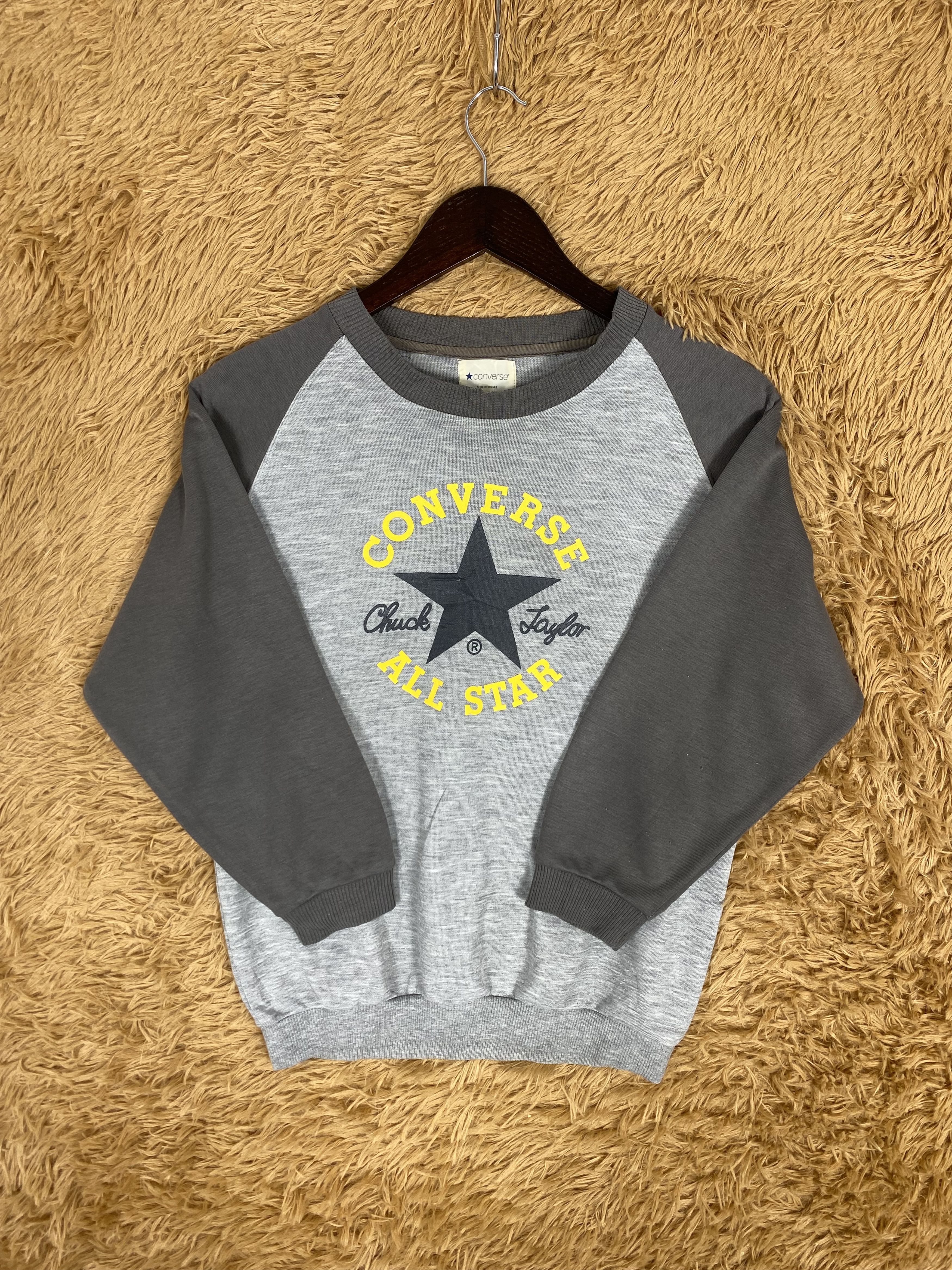 Converse Vintage Converse Nightwear Big Logo Sweatshirts PS0077 Size US S / EU 44-46 / 1 - 4 Thumbnail