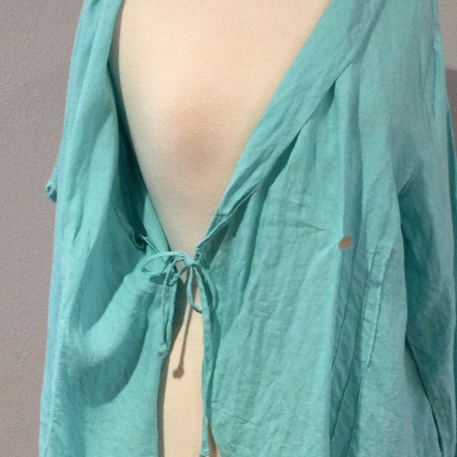Other Match Point Turquoise Button/Tie Closure Blazer Jacket XL Size XL / US 12-14 / IT 48-50 - 5 Thumbnail