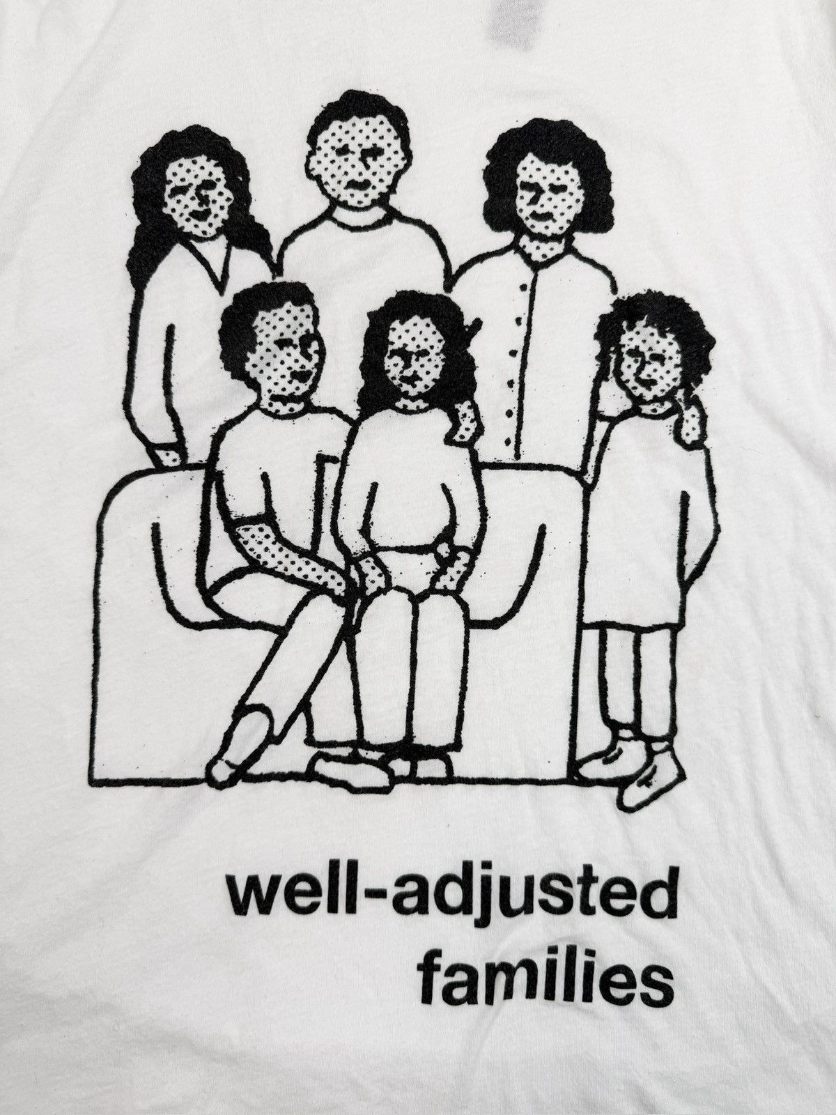 Enfants Riches Deprimes SS18 Enfants Riches Deprimes ‘Well-Adjusted Families’ White Graphic T-Shirt Size US S / EU 44-46 / 1 - 2 Thumbnail