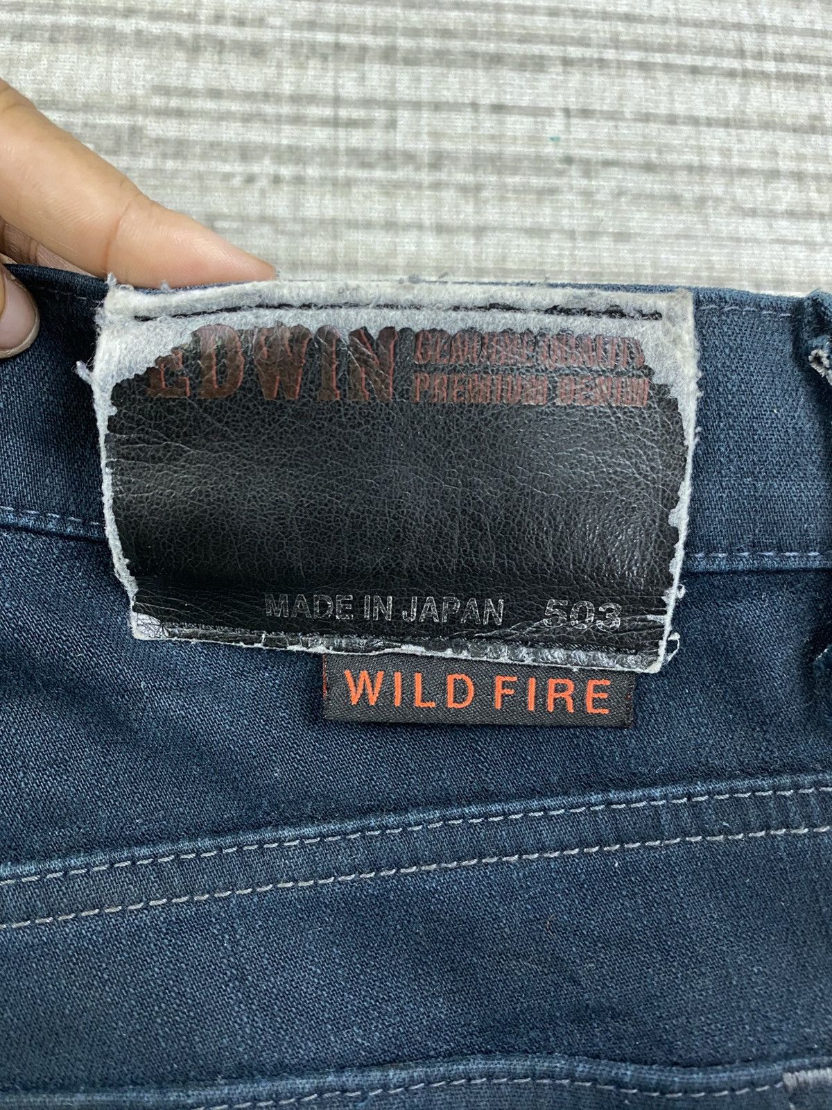 Edwin × Japanese Brand × Vintage Vintage Edwin 503 Japan Wild Fire Denin Pants Size US 35 - 14 Thumbnail