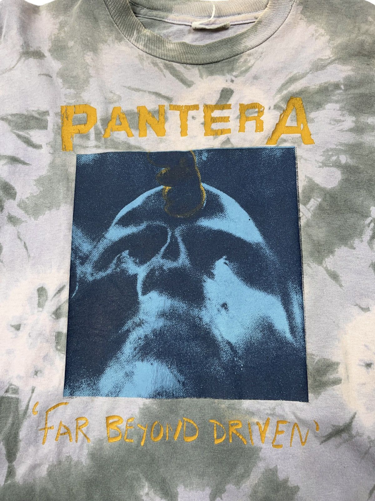 Band Tees Vintage 90s Pantera Far Beyond Driven Tie Dye Long Sleeve T Size US XL / EU 56 / 4 - 4 Thumbnail