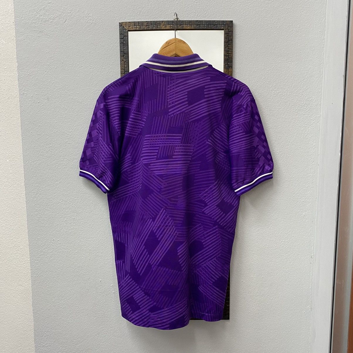 Lotto Sport Vintage 92/93 FIORENTINA CF 7up Home Kit Lotto Jersey Size US M / EU 48-50 / 2 - 7 Thumbnail