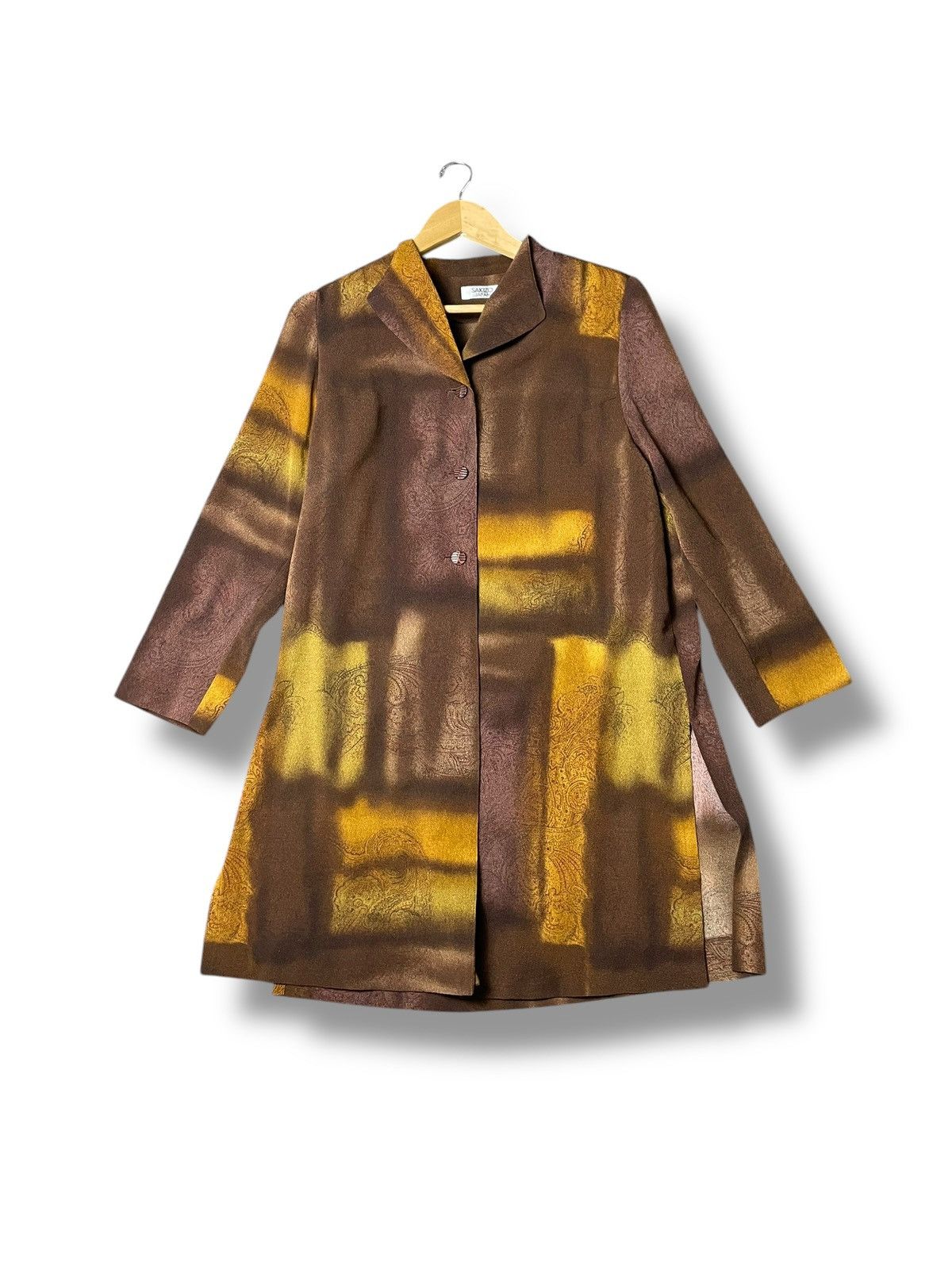 Designer × Japanese Brand × Vintage Sakizo x Japanese Brand Abstract Button Ups Shirt (41) Size US S / EU 44-46 / 1 - 1 Thumbnail
