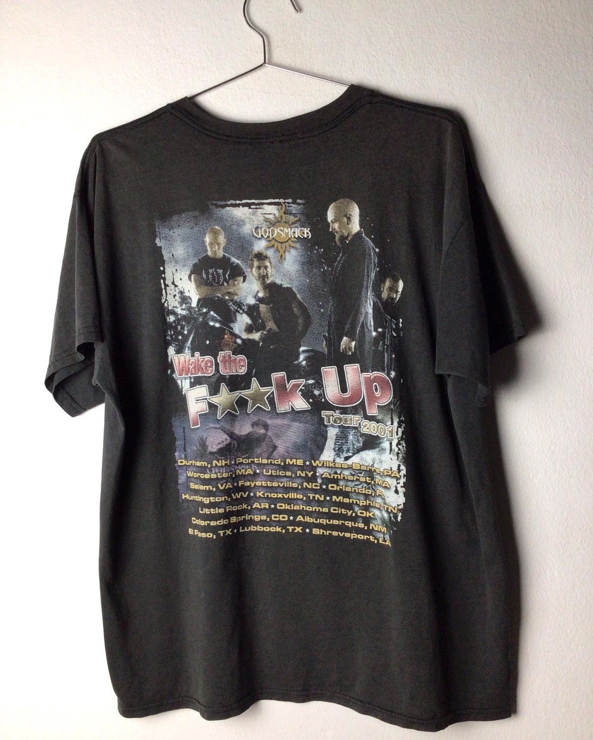 Rap Tees × Vintage Godsmack wake the f**k up tour 2001 Size US XXL / EU 58 / 5 - 3 Thumbnail