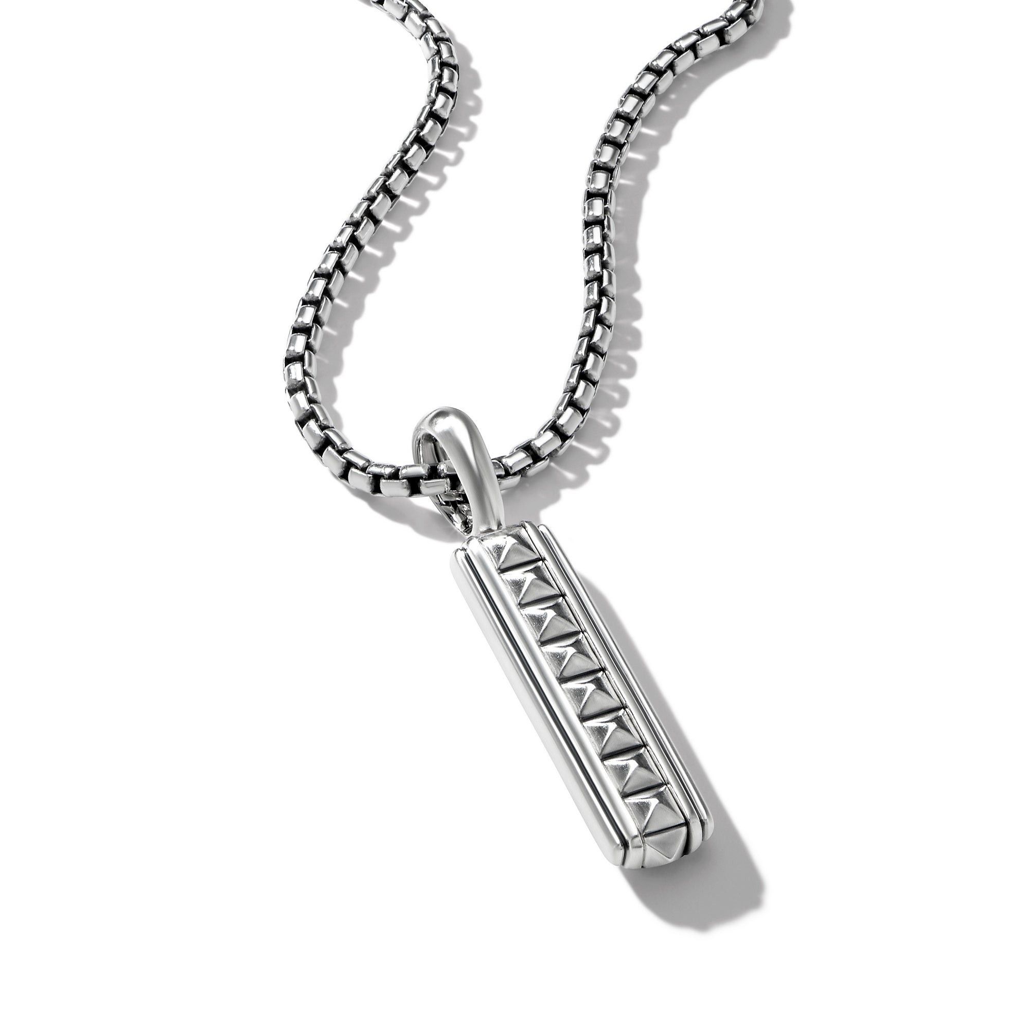 David Yurman o1w1db10526 D25613M /Size 8/Pyramid Ingot Tag in Silver Size ONE SIZE - 3 Thumbnail