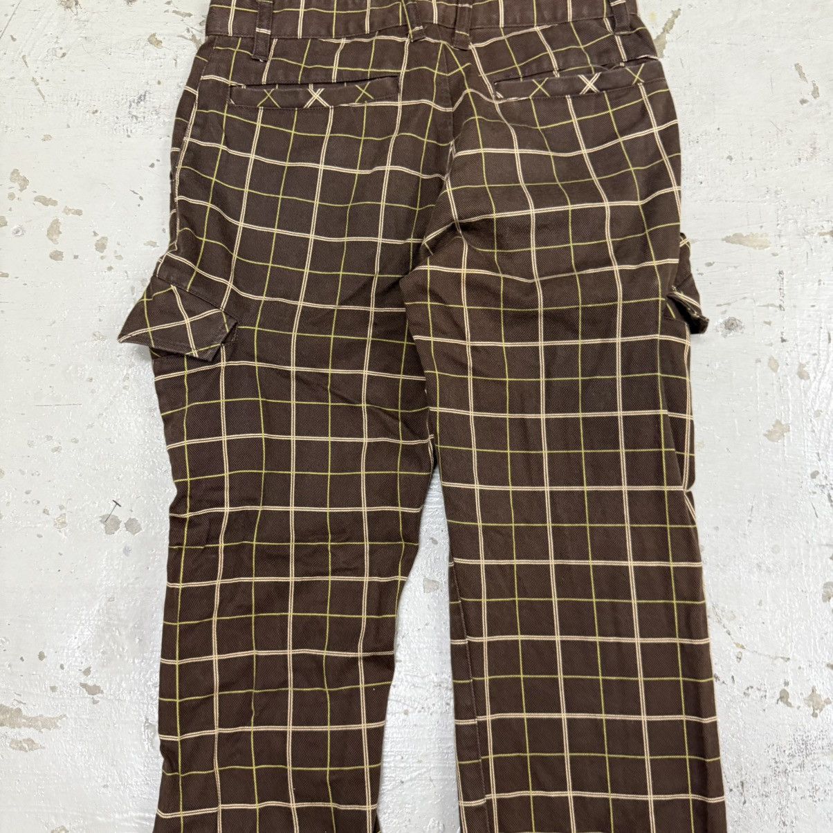 PPFM PPFM Bondage Cargo Plaid Tartan Pants Size US 29 - 9 Thumbnail
