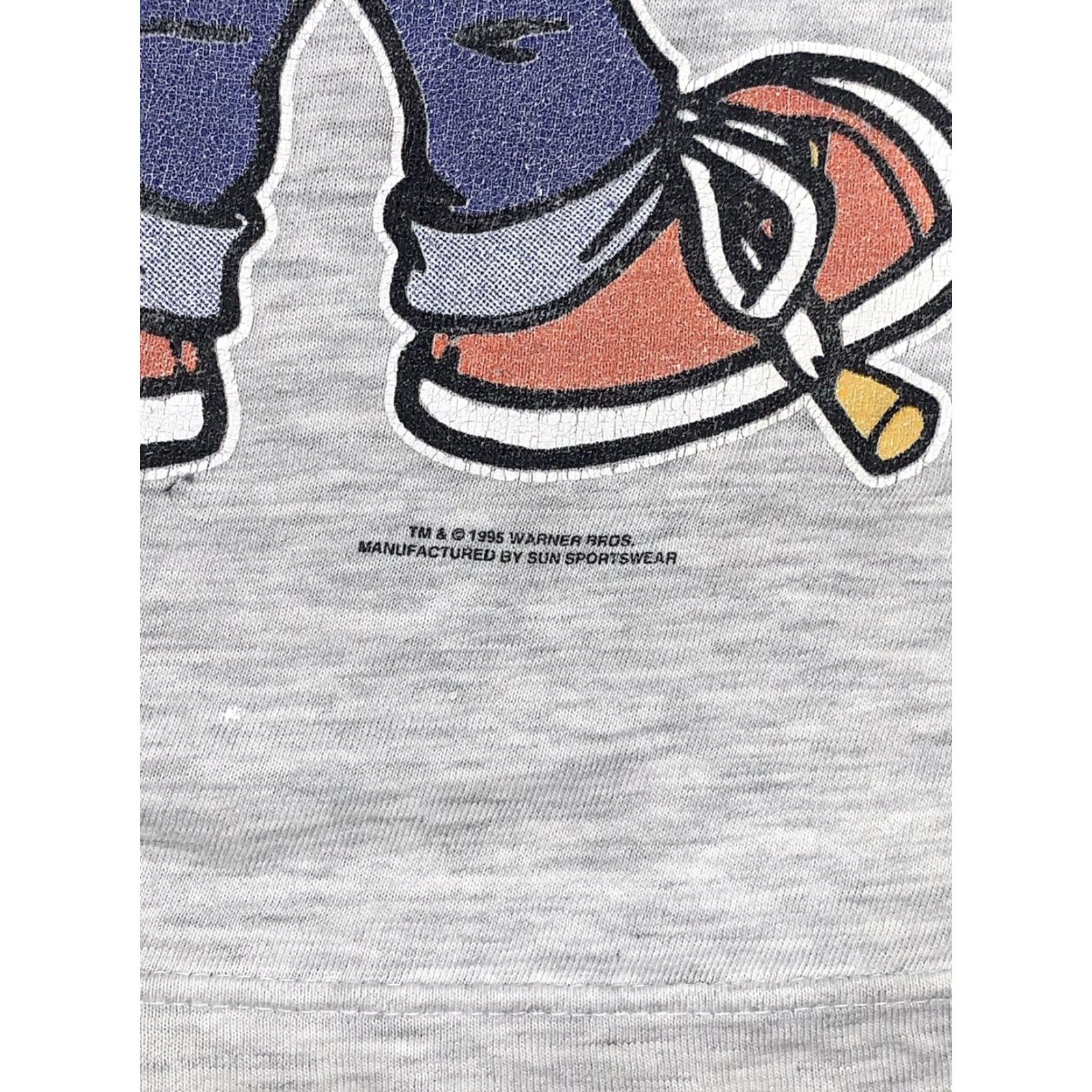 Vintage VINTAGE Tweety Bird Shirt Looney Tunes XL Gray 90s Cartoon Adult Unisex T-Shirt Short Sleeve Other Keywords Size US XL / EU 56 / 4 - 4 Thumbnail