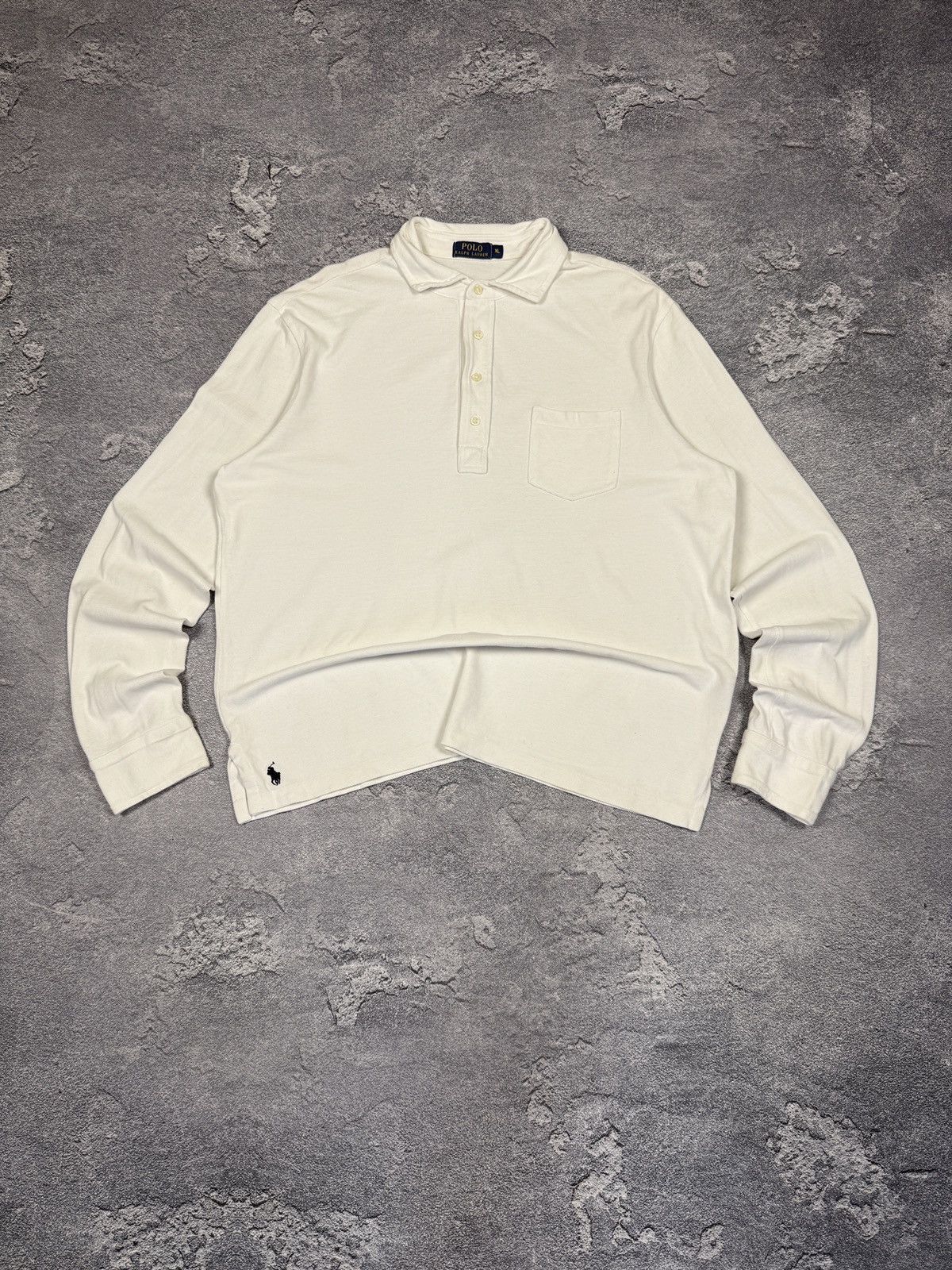 Polo Ralph Lauren × Vintage Vintage Polo Ralph Lauren Rugby Shirt Long Sleeve Size US XL / EU 56 / 4 - 1 Thumbnail