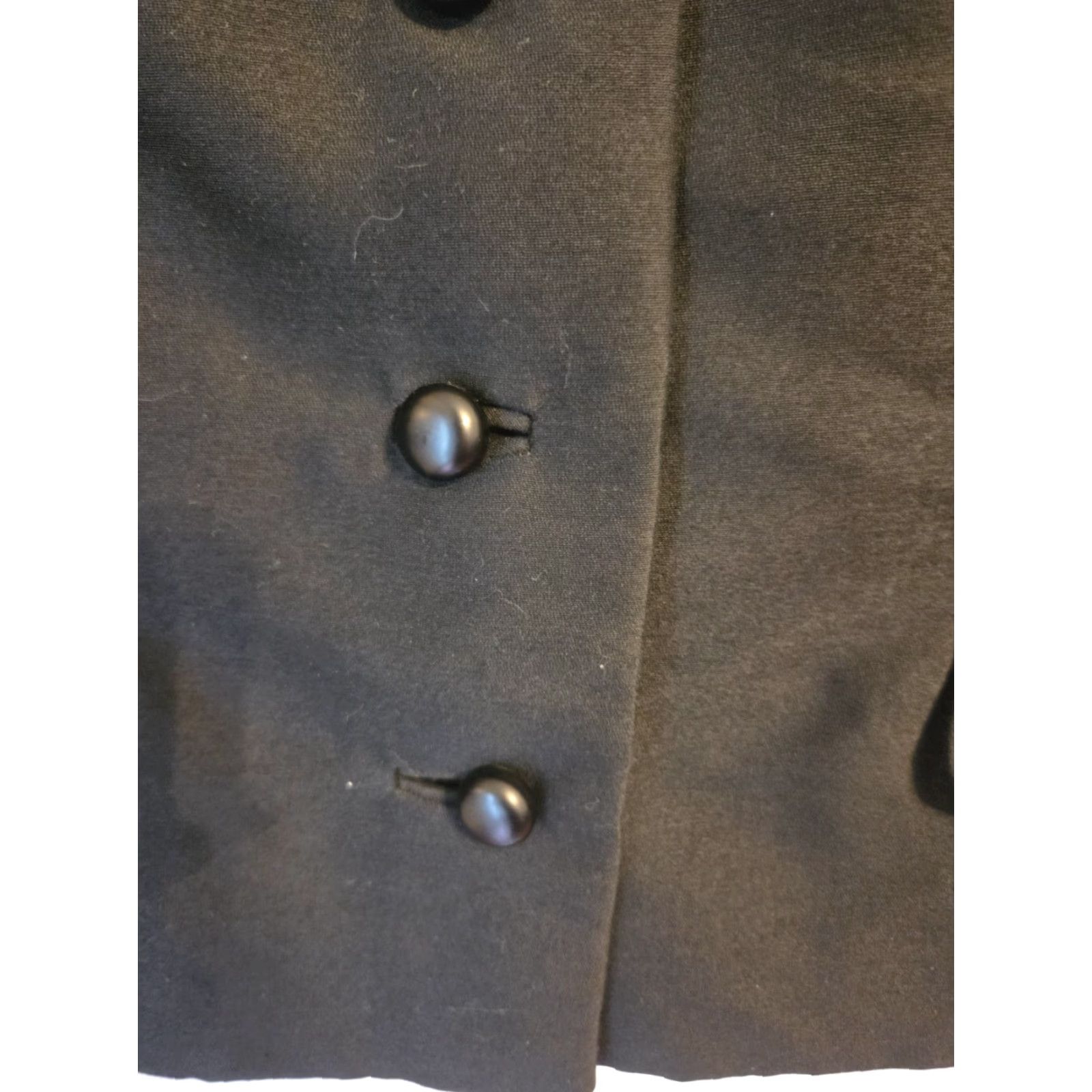 Vintage VINTAGE Bonwit Teller MS Couture Black Short Jacket Blazer M Womens 1960s Size 32" / US 10 / IT 46 - 4 Thumbnail