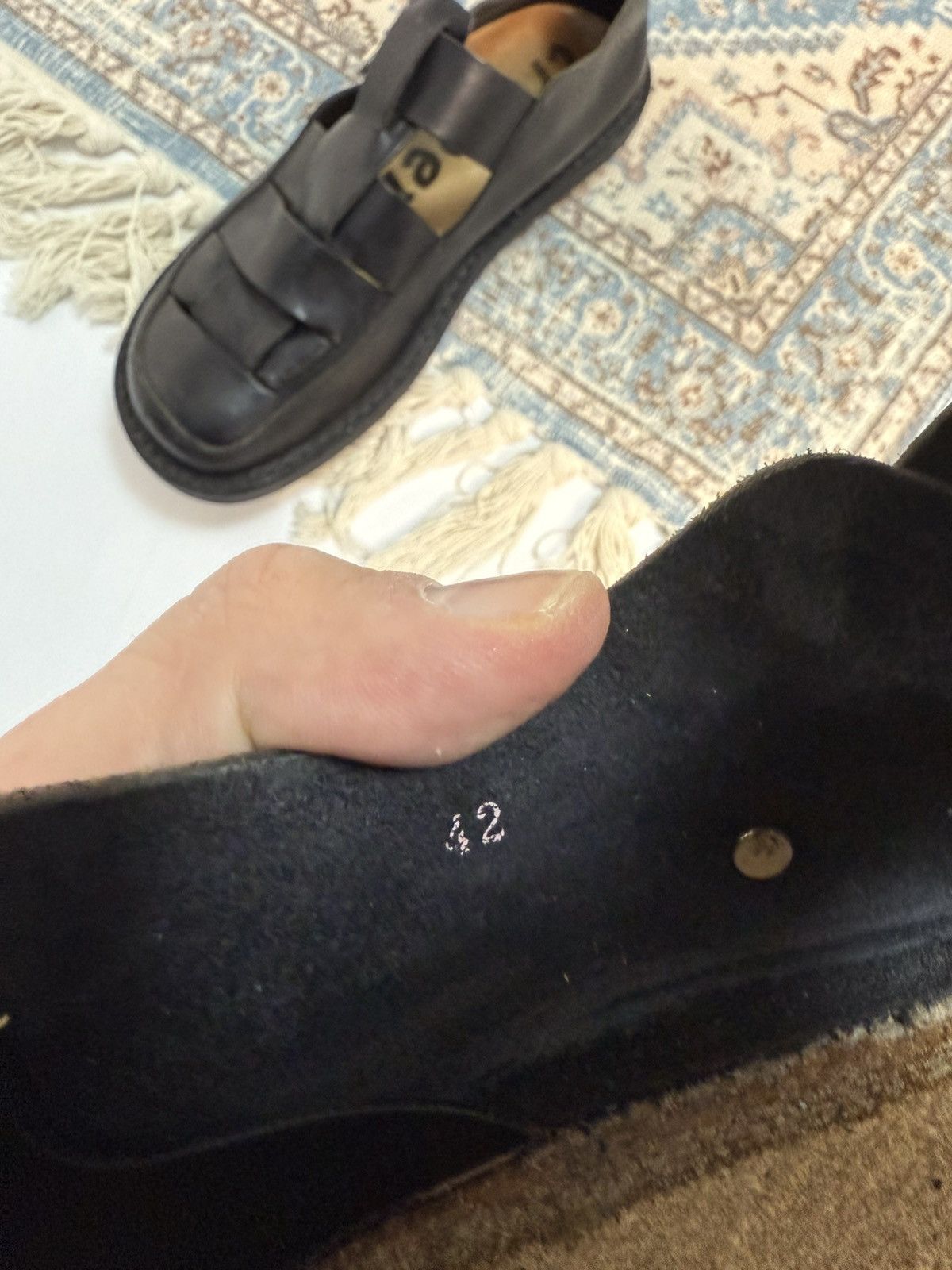 Trippen Rare Trippen Fisherman Avant Garde Leather Shoes Size EU 42 Size US 9 / EU 42 - 15 Thumbnail