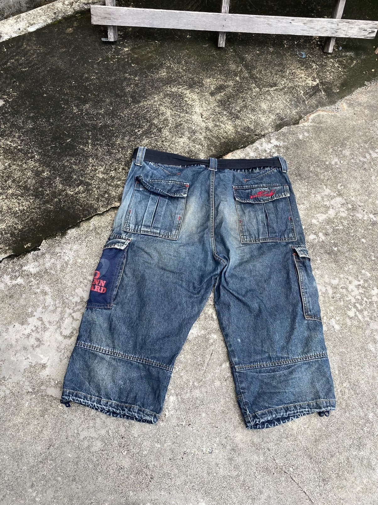 Vintage Vintage Distressed Piko Shorts Surfwear Hip Hop Jorts Pants Size US 37 - 5 Thumbnail