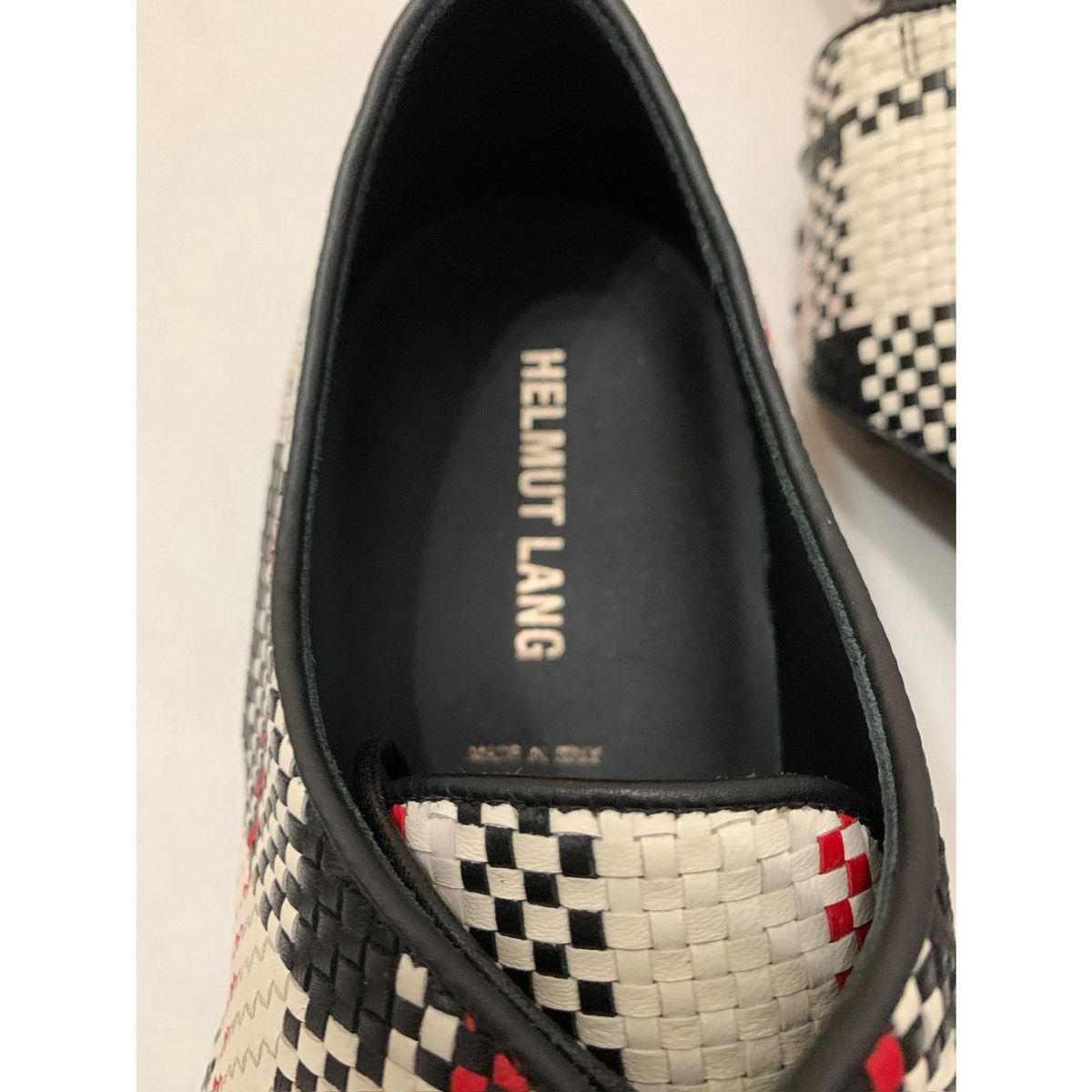 Helmut Lang HELMUT LANG WOVEN OXFORD LEATHER SHOES Size US 10 / EU 43 - 14 Thumbnail