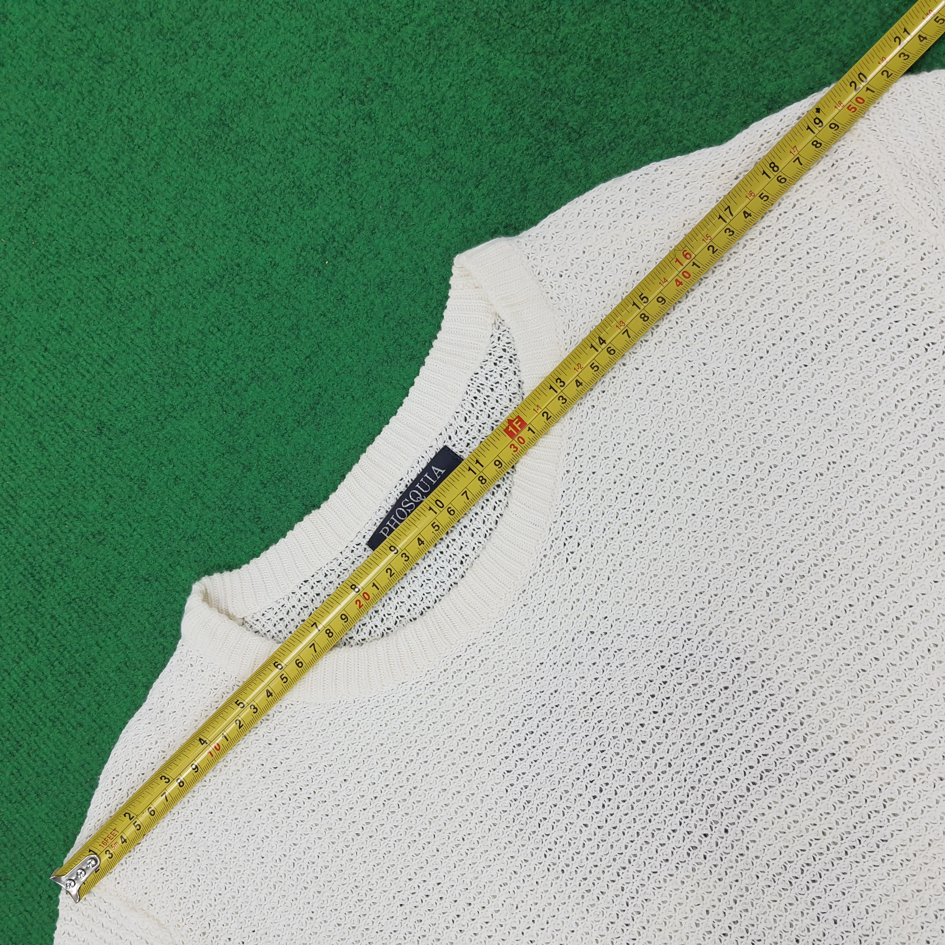 Japanese Brand × Vintage Vintage Phosquia Custom Logo Japanese Knitwear C229N5 Size US S / EU 44-46 / 1 - 9 Thumbnail
