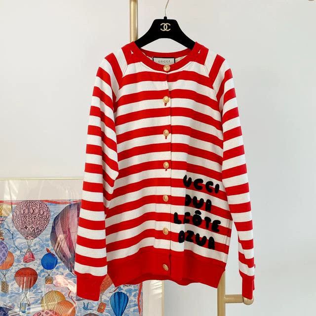 Gucci Gucci Red striped coat Size XS / US 0-2 / IT 36-38 - 1 Thumbnail
