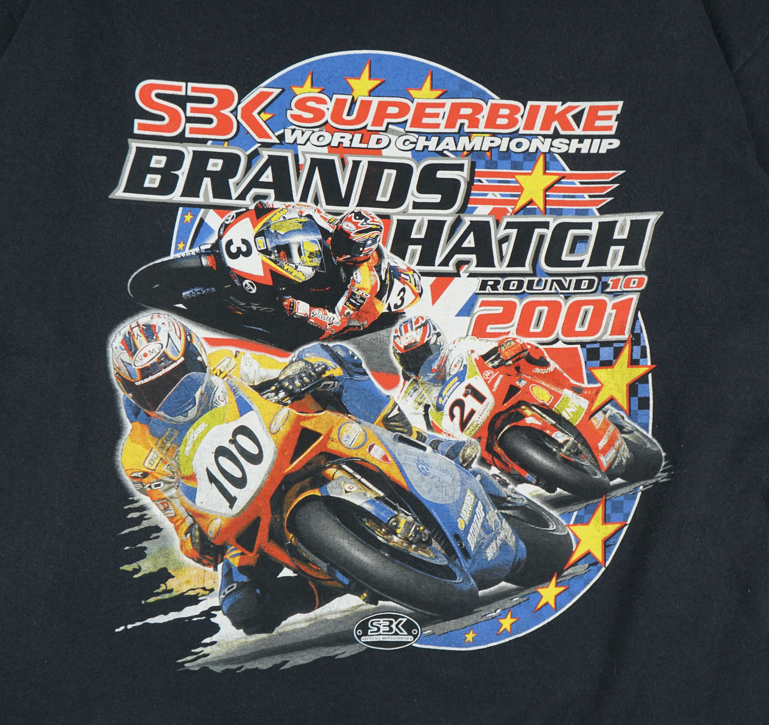 Vintage Vintage SBK Brands Hatch Round 10 2001 Size US XL / EU 56 / 4 - 2 Thumbnail