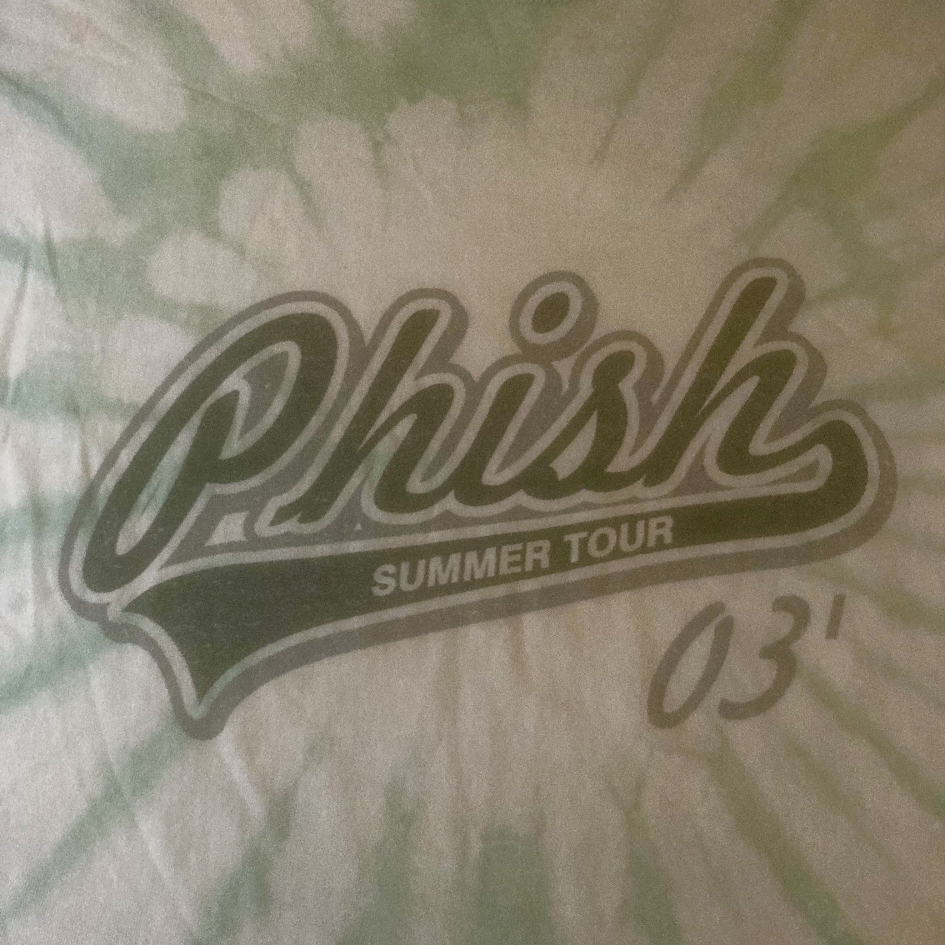 Grateful Dead Vintage Y2K 2003 Phish Rock Tour Tie Dye T-shirt - XL Size US XL / EU 56 / 4 - 3 Thumbnail