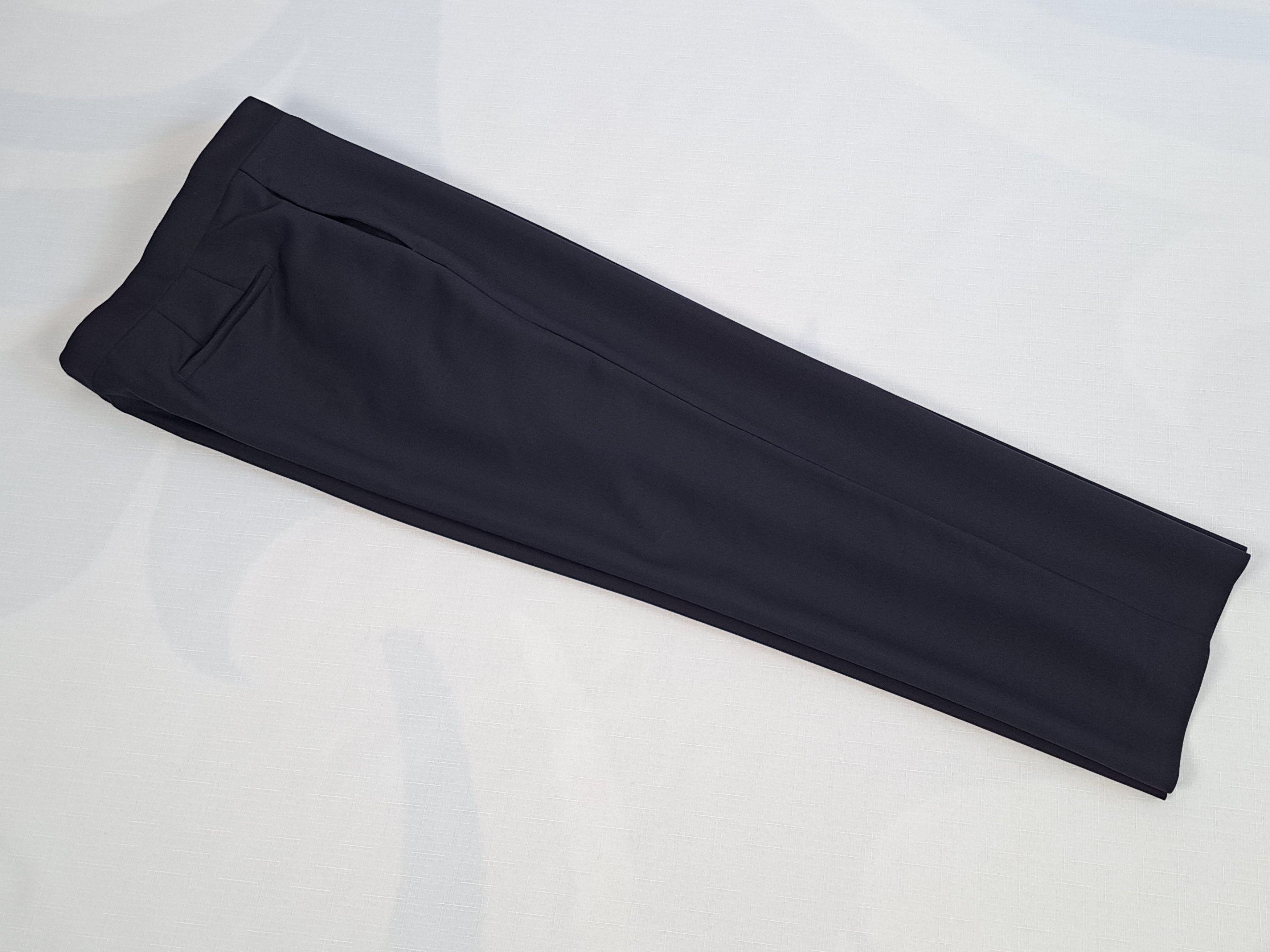 Jil Sander Jil Sander wool/mohair dark navy pants. Size 44. Size 36" / US 14 / IT 50 - 4 Thumbnail