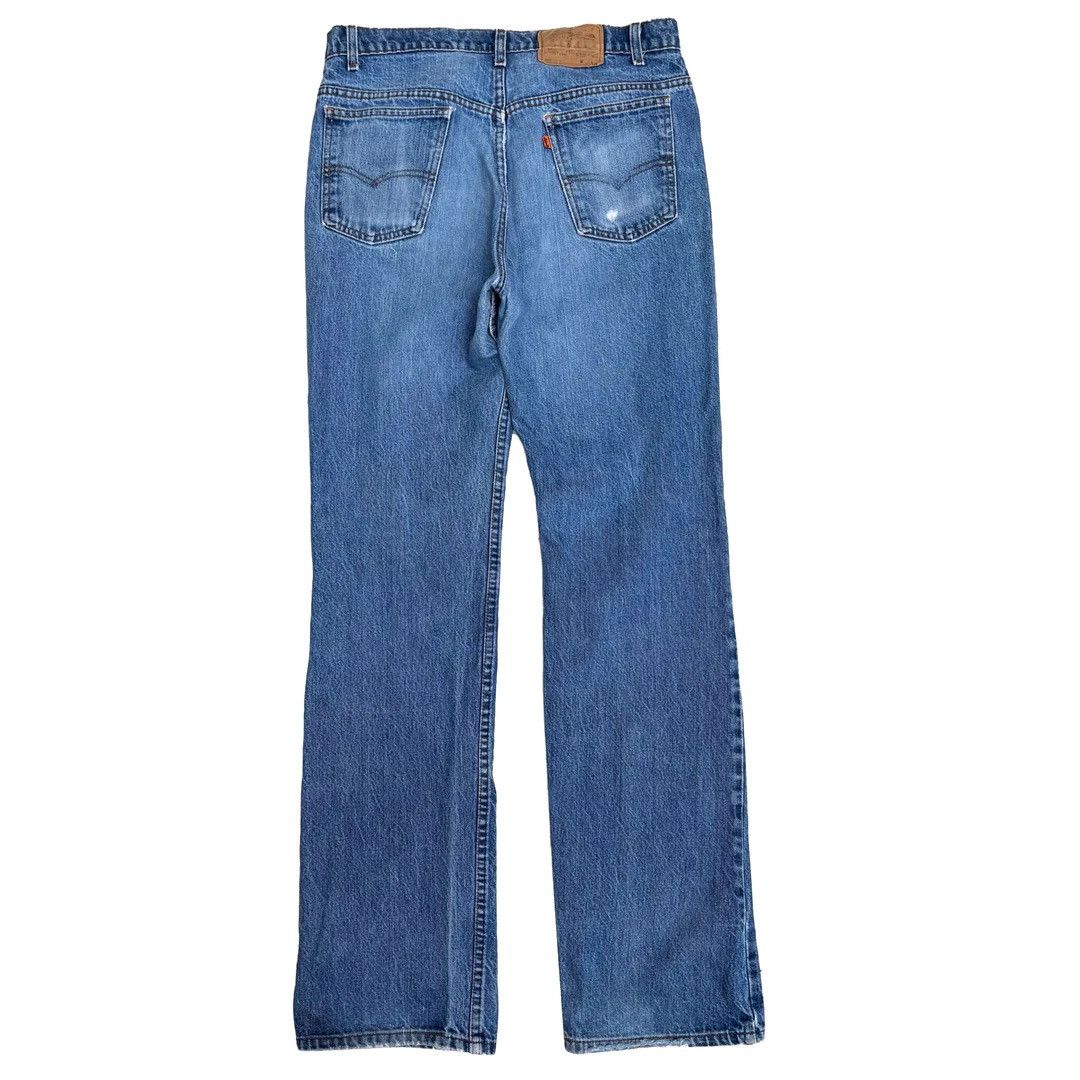 Levi's × Vintage Levi’s 517 1980 80s Vintage W34 Orange Tab Blue Denim Jeans Size US 34 / EU 50 - 1 Thumbnail