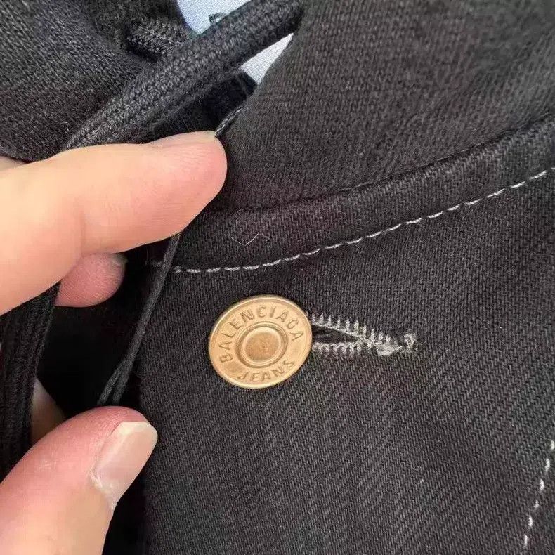 Balenciaga Balenciaga Denim hooded jacket Size XS / US 0-2 / IT 36-38 - 3 Thumbnail