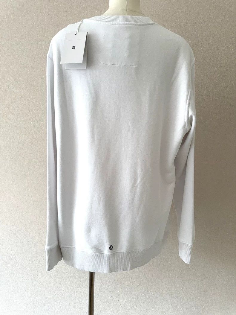 Givenchy Givenchy White Round Neck Letter Logo Hoodie Size US M / EU 48-50 / 2 - 3 Thumbnail